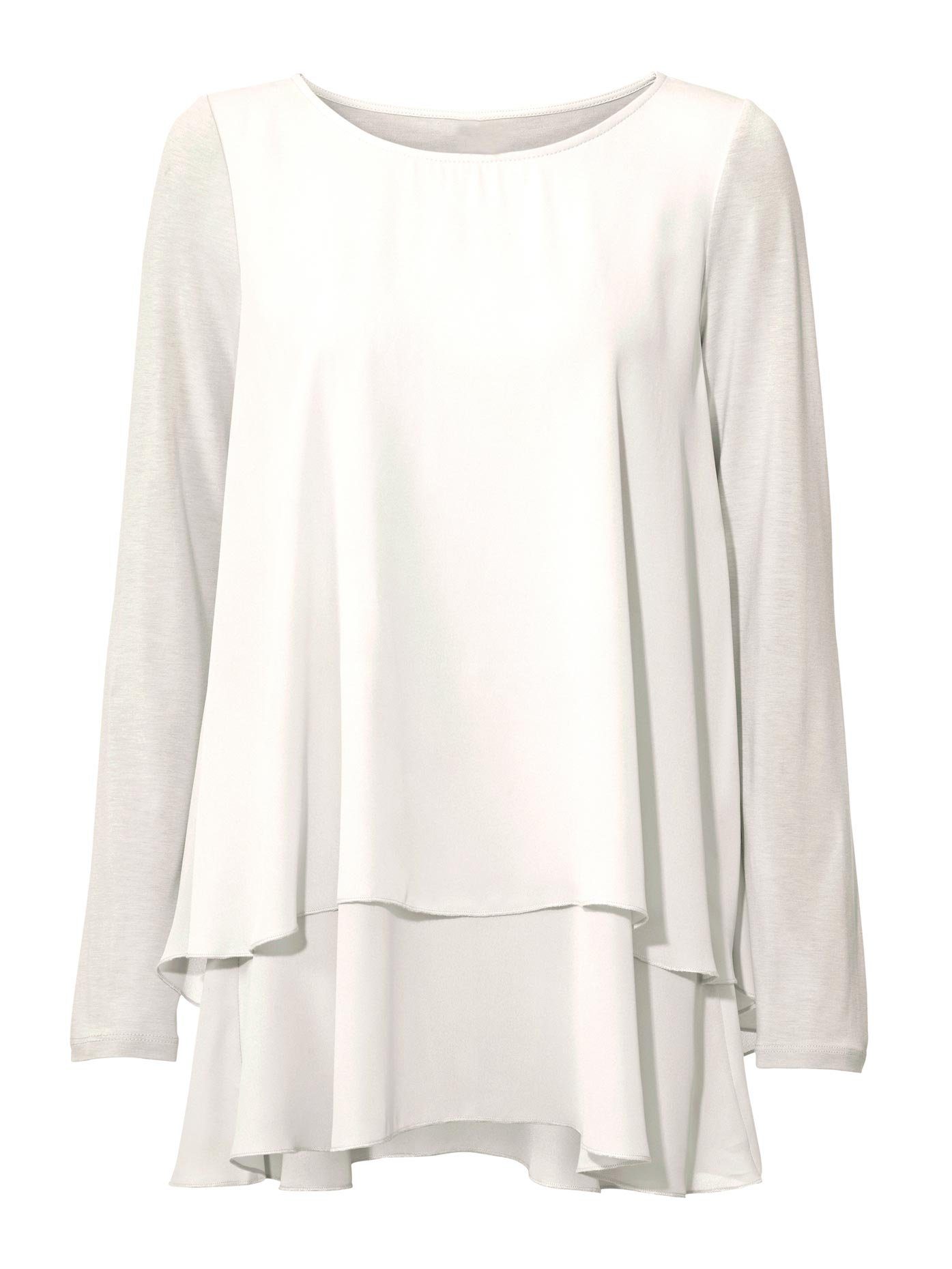 heine Shirt met ronde hals (1-delig)