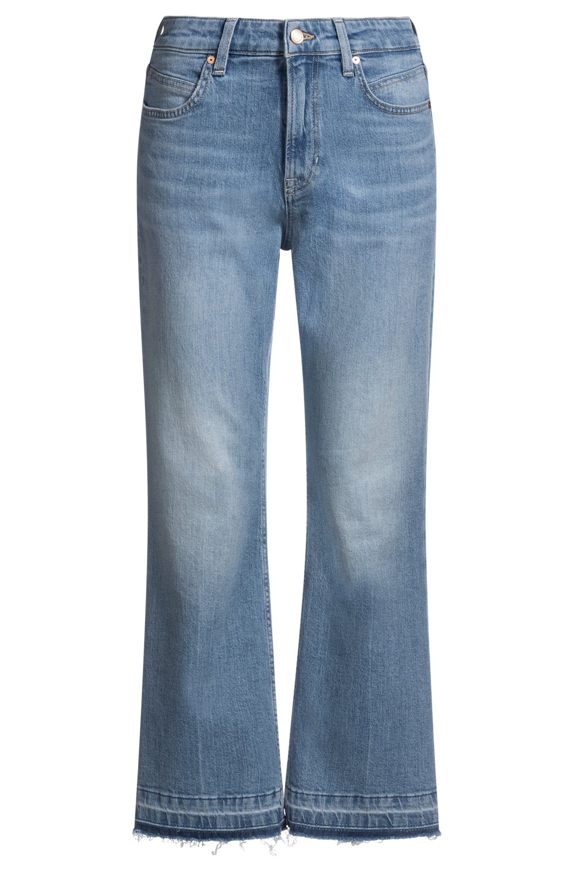 Boss Orange Wijd uitlopende jeans in cropped model (BOSS ORANGE DENIM)