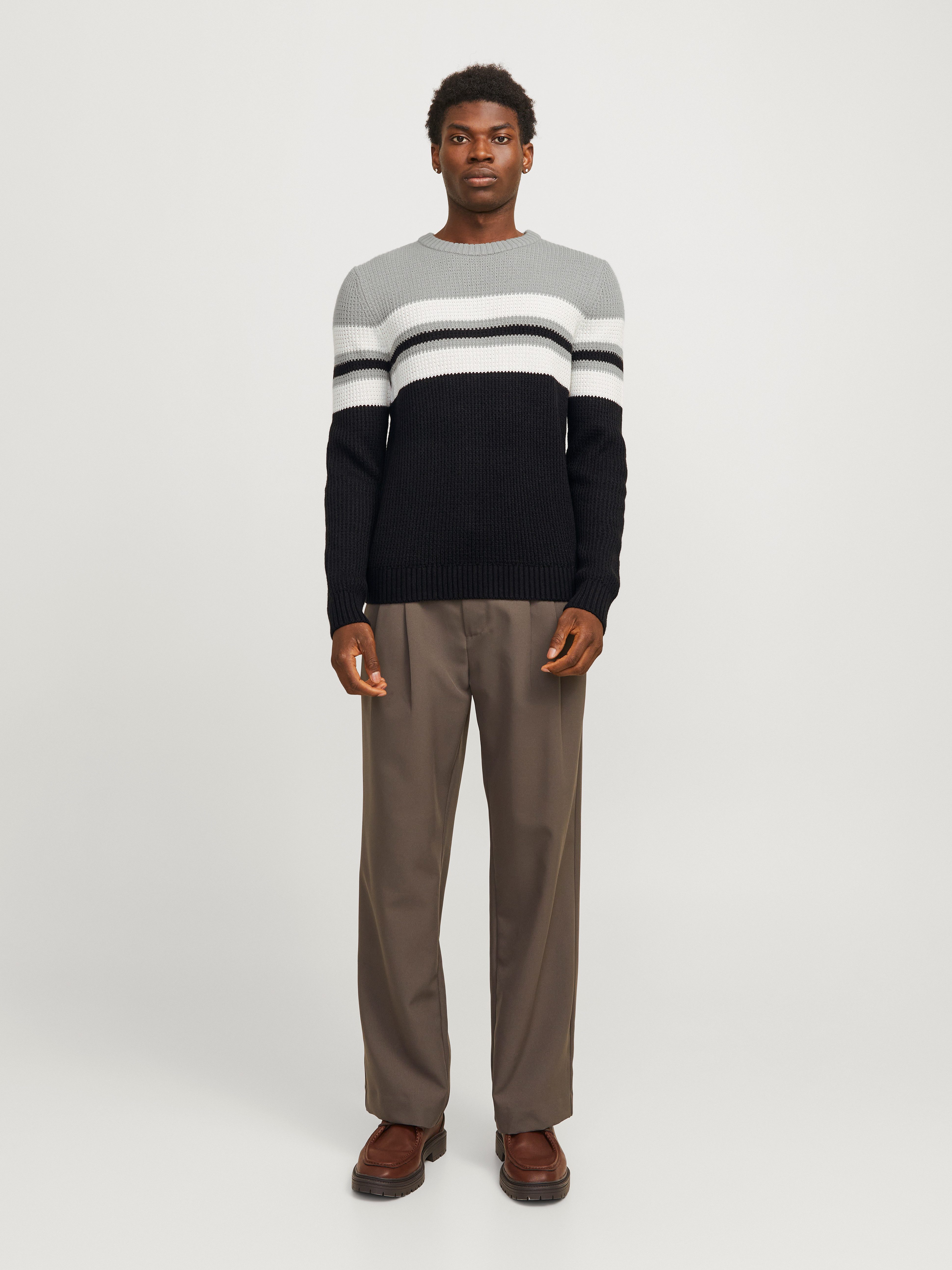 Jack & Jones Trui met ronde hals JJSANDER KNIT CREW NECK