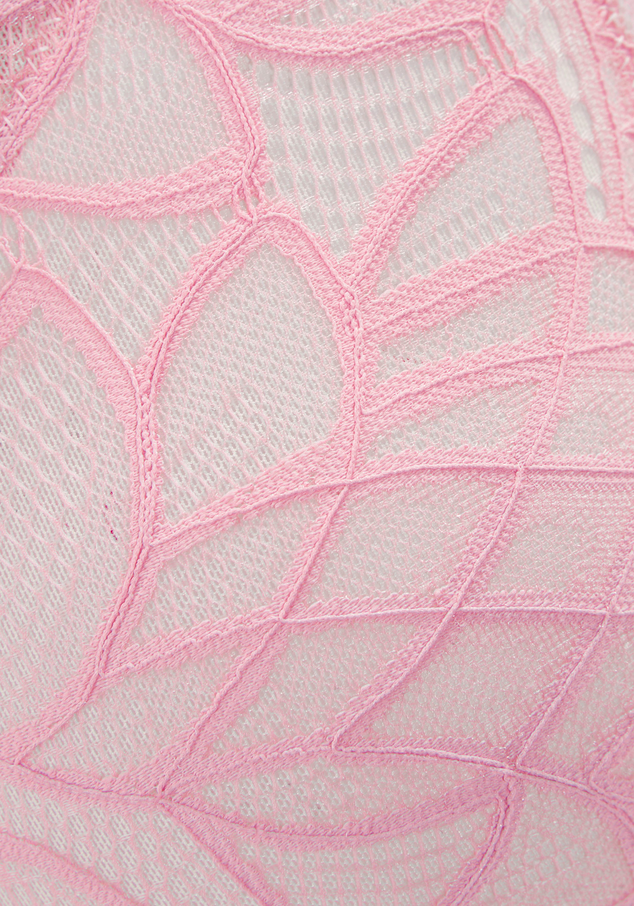 Lascana Bralette-bh Cara zonder beugel in edele high-apex ontwerp, sexy lingerie