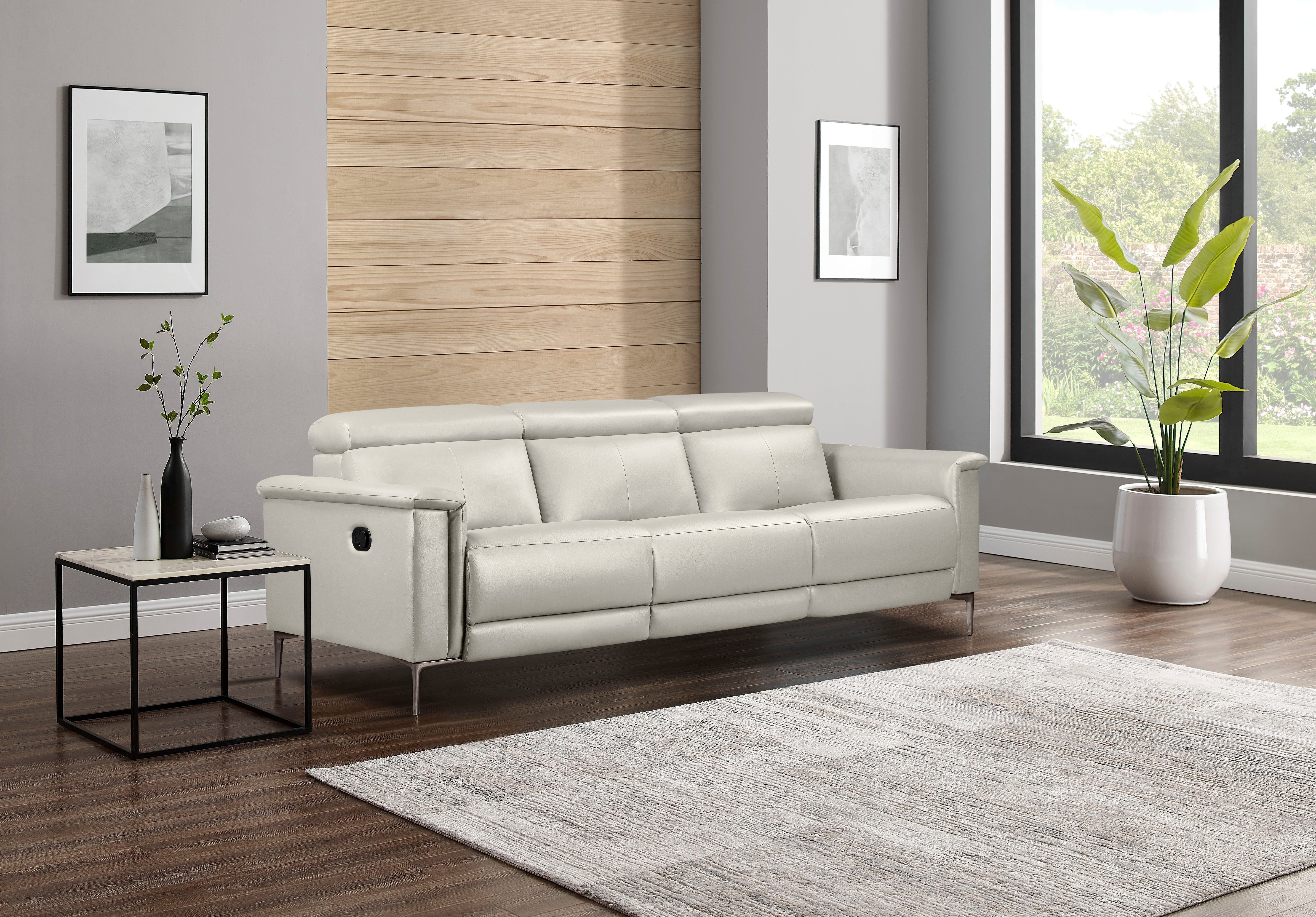Places of Style 3-zitsbank Lund, met handmatige en elektrische relaxfunctie