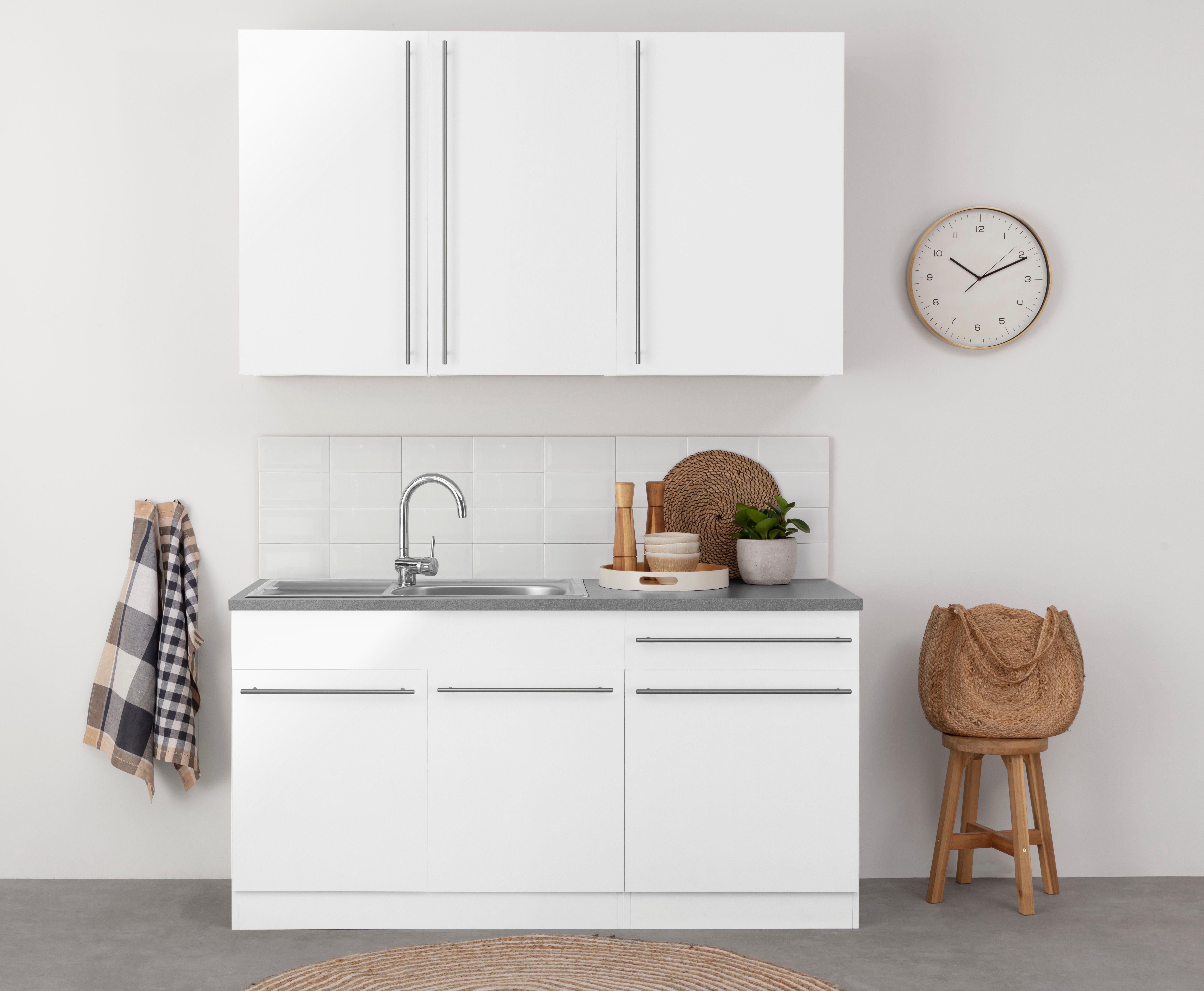 wiho Küchen Pantry keuken Chicago zonder elektrische apparaten, breedte 160 cm