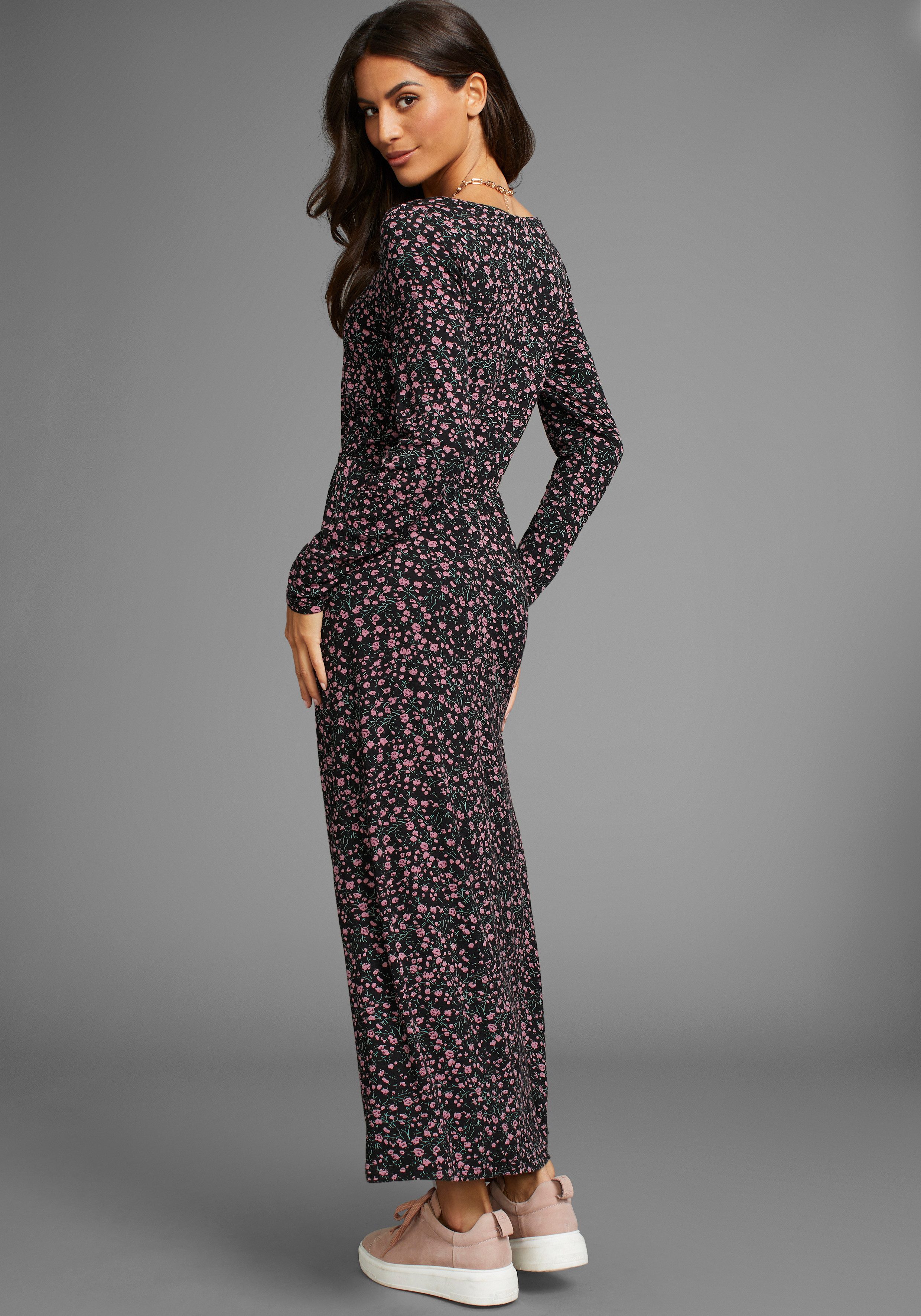 Laura Scott Jerseyjurk in modieuze midilengte