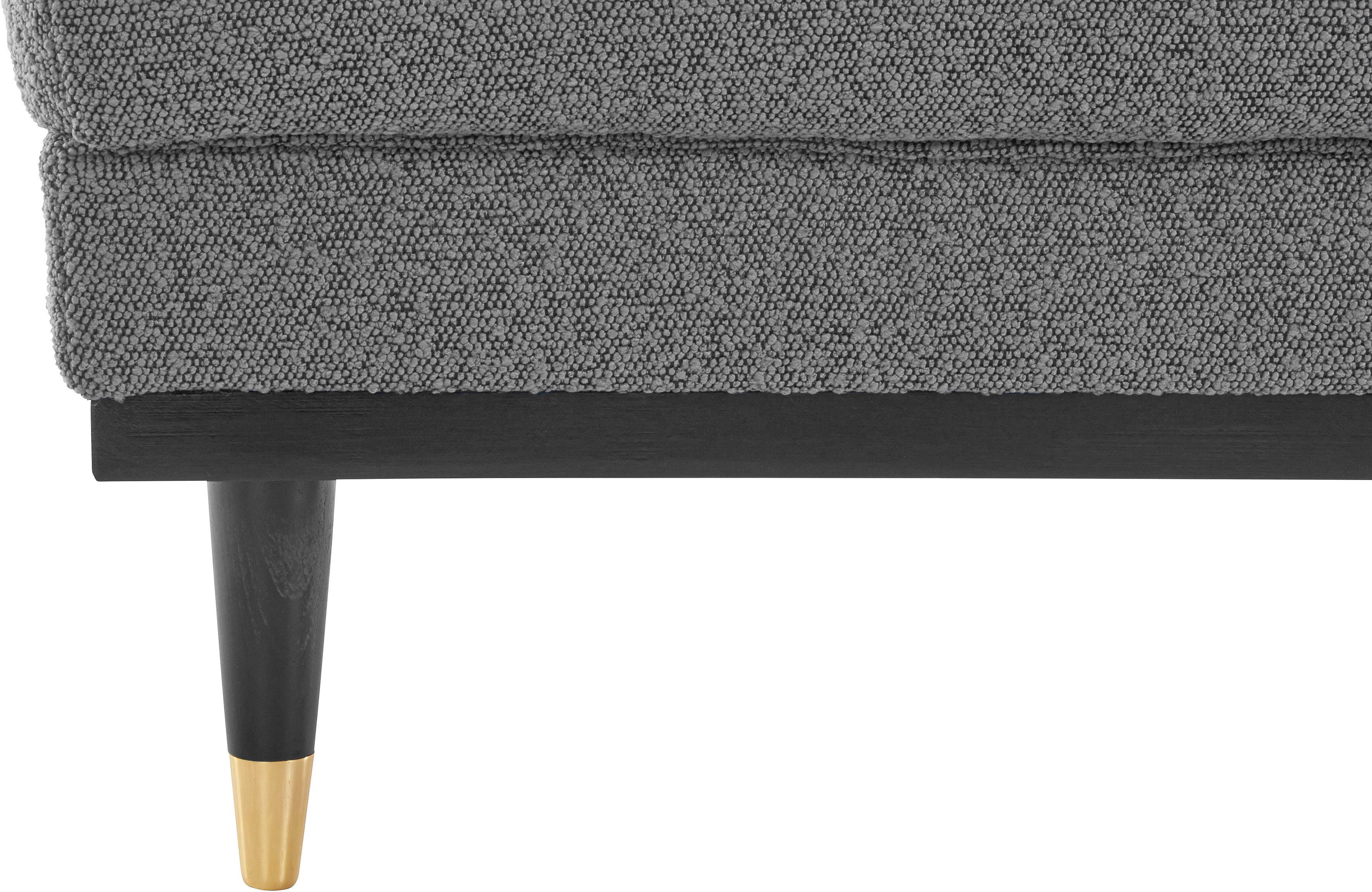 Home affaire Hocker Chamby New bouclé-structuurbekleding