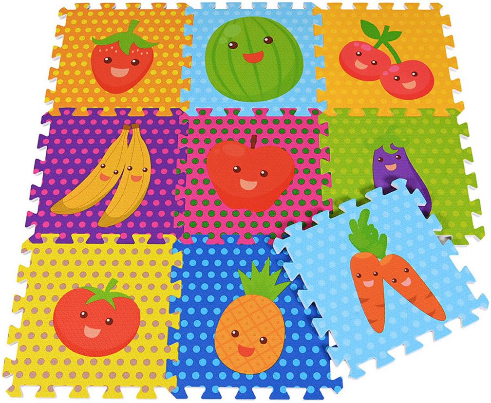 Knorrtoys® Puzzel Fruit Puzzelmat, vloerpuzzel