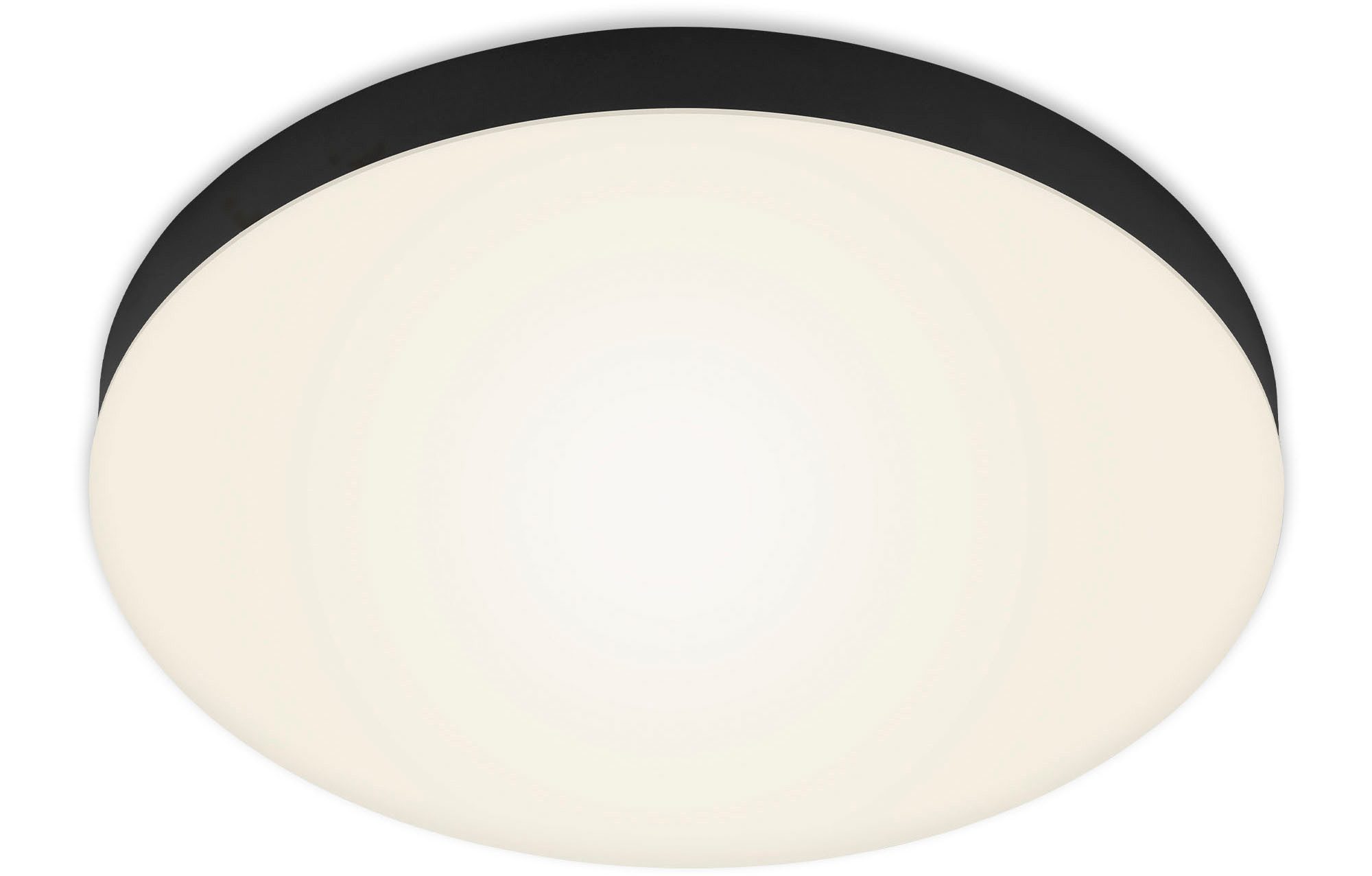 Briloner Leuchten Plafondlamp LED opbouwlamp Flame Plafondlamp, 38,7x3,6cm, 24,5W, woonkamer, slaapkamer, keuken