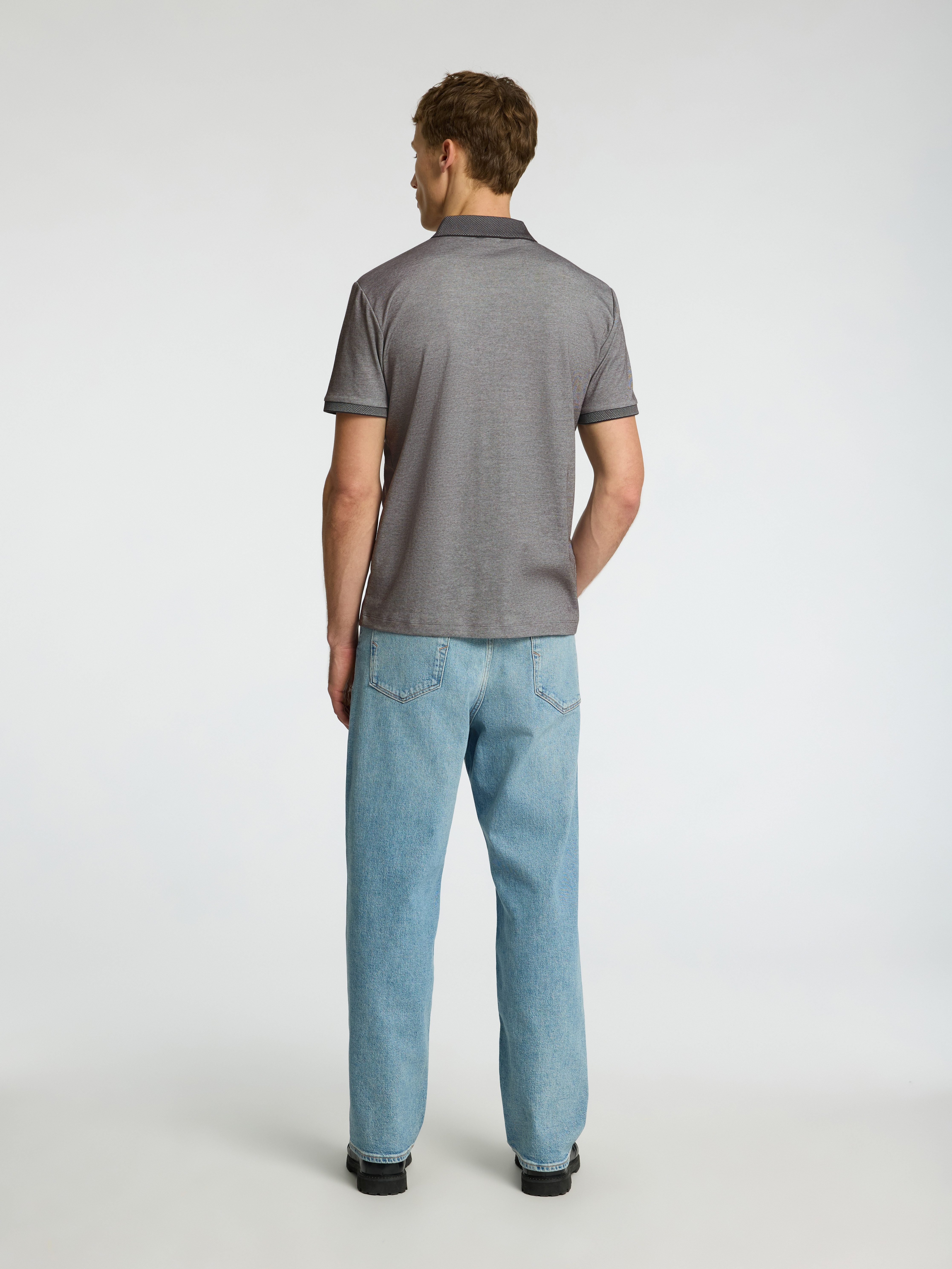 SELECTED HOMME Poloshirt SLHFAVE ZIP SS POLO NOOS