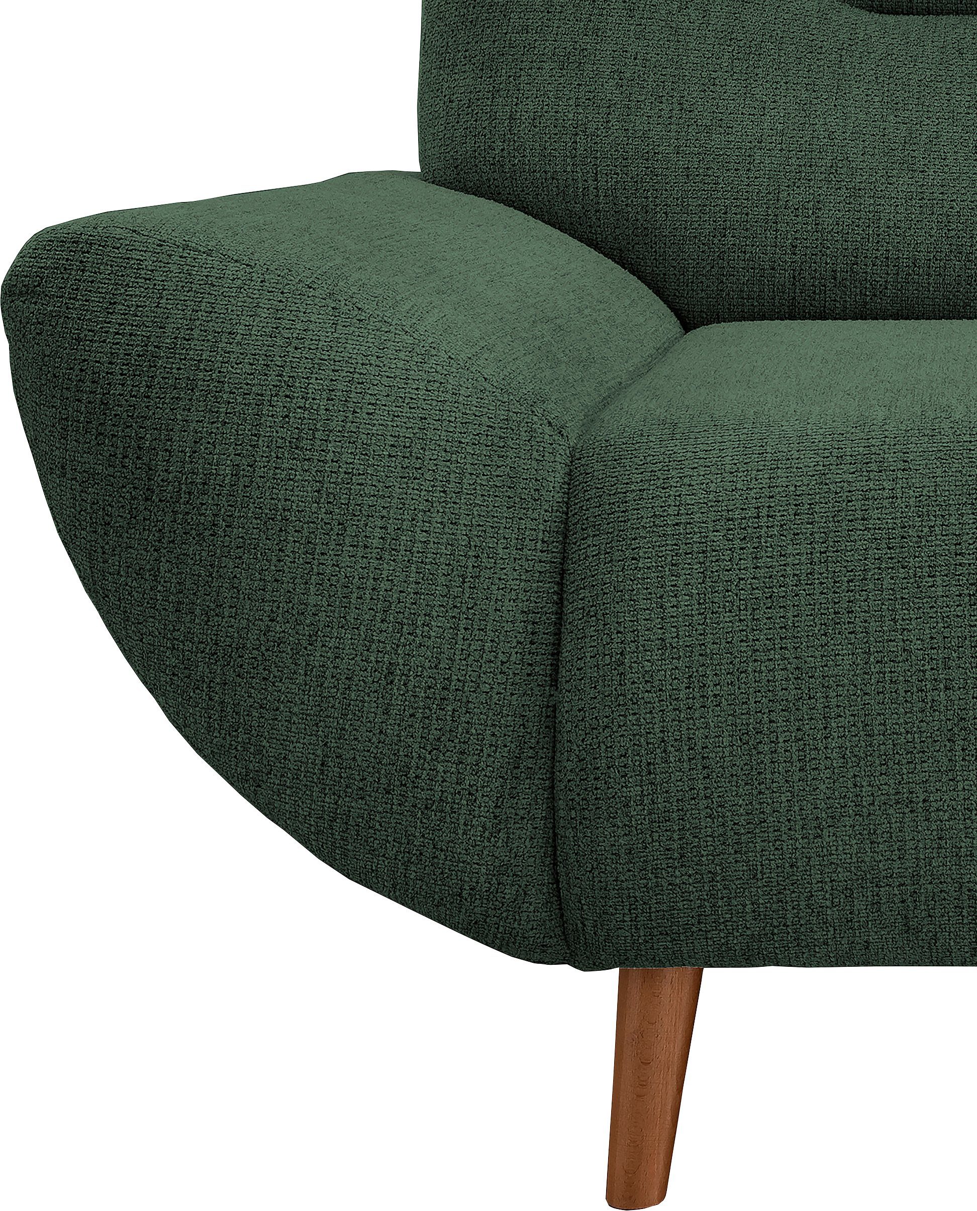 INOSIGN Zithoek Drago, modern en tijdloos, actuele vormtaal, comfortabel leverbaar als fauteuil/hoekbank, diverse stoffen, incl. 2 sierkussens (set, 2-delig)