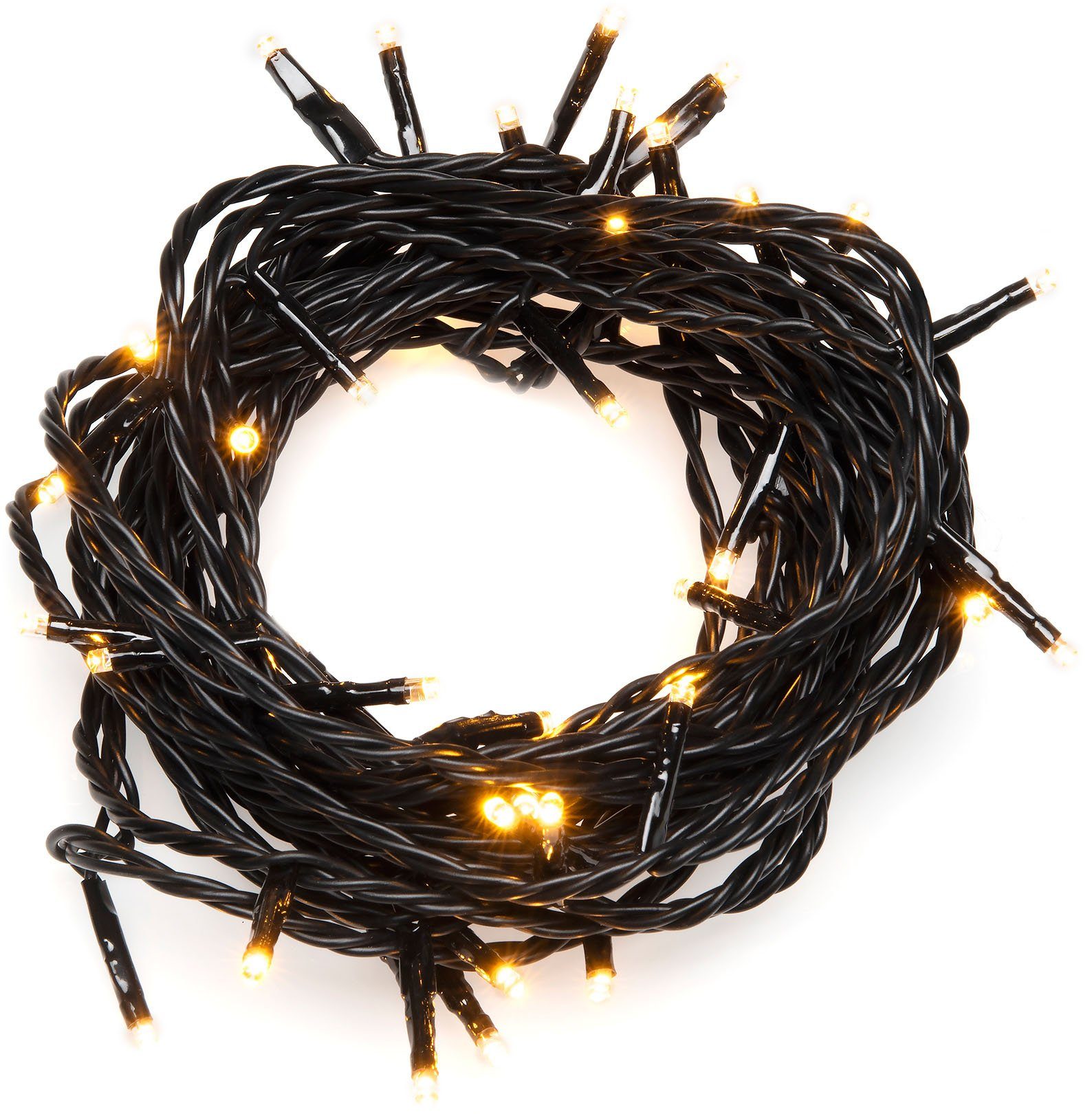 KONSTSMIDE Led-lichtsnoer Kerstversiering buiten Micro ledlichtsnoer, met multifunctie, 120 amberkleurige dioden (1 stuk)
