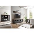 home affaire tv-meubel westminster in trendy landhuis-look grijs
