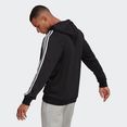 adidas performance sweatshirt essentials 3 strepen hoody zwart
