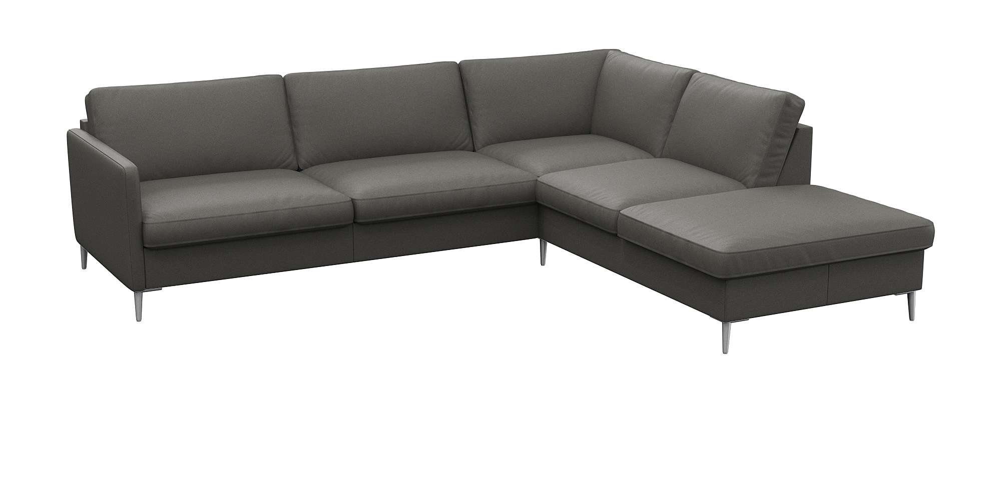 FLEXLUX Hoekbank Fiore, L-vorm, comfortabel en aangenaam door hoogwaardige zitopbouw