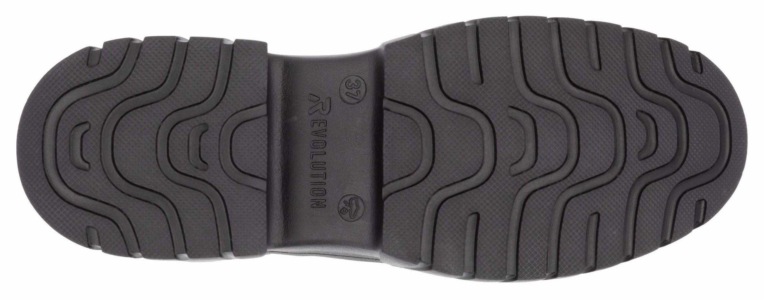 Rieker EVOLUTION Veterschoenen enkellaars, plateaulaarzen met schaptrandvering