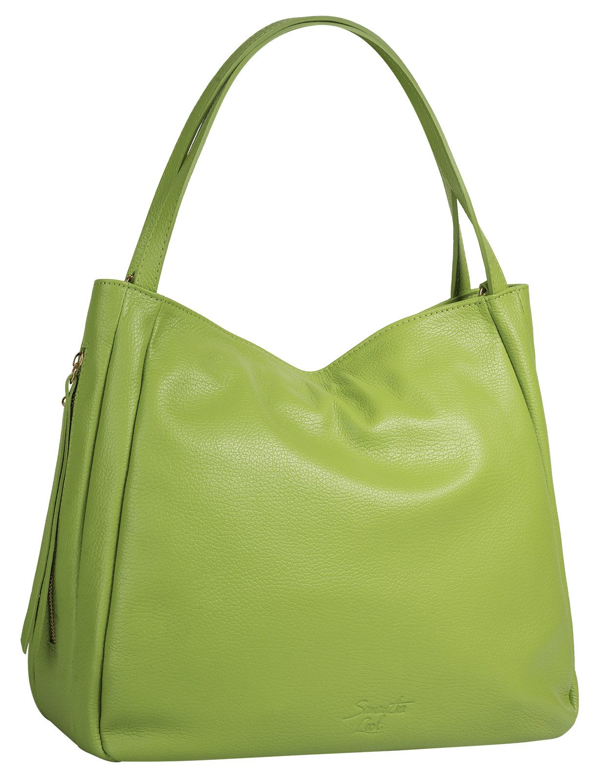 Samantha Look Schoudertas echt leer, made in italy