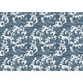 consalnet papierbehang golven in verschillende maten blauw