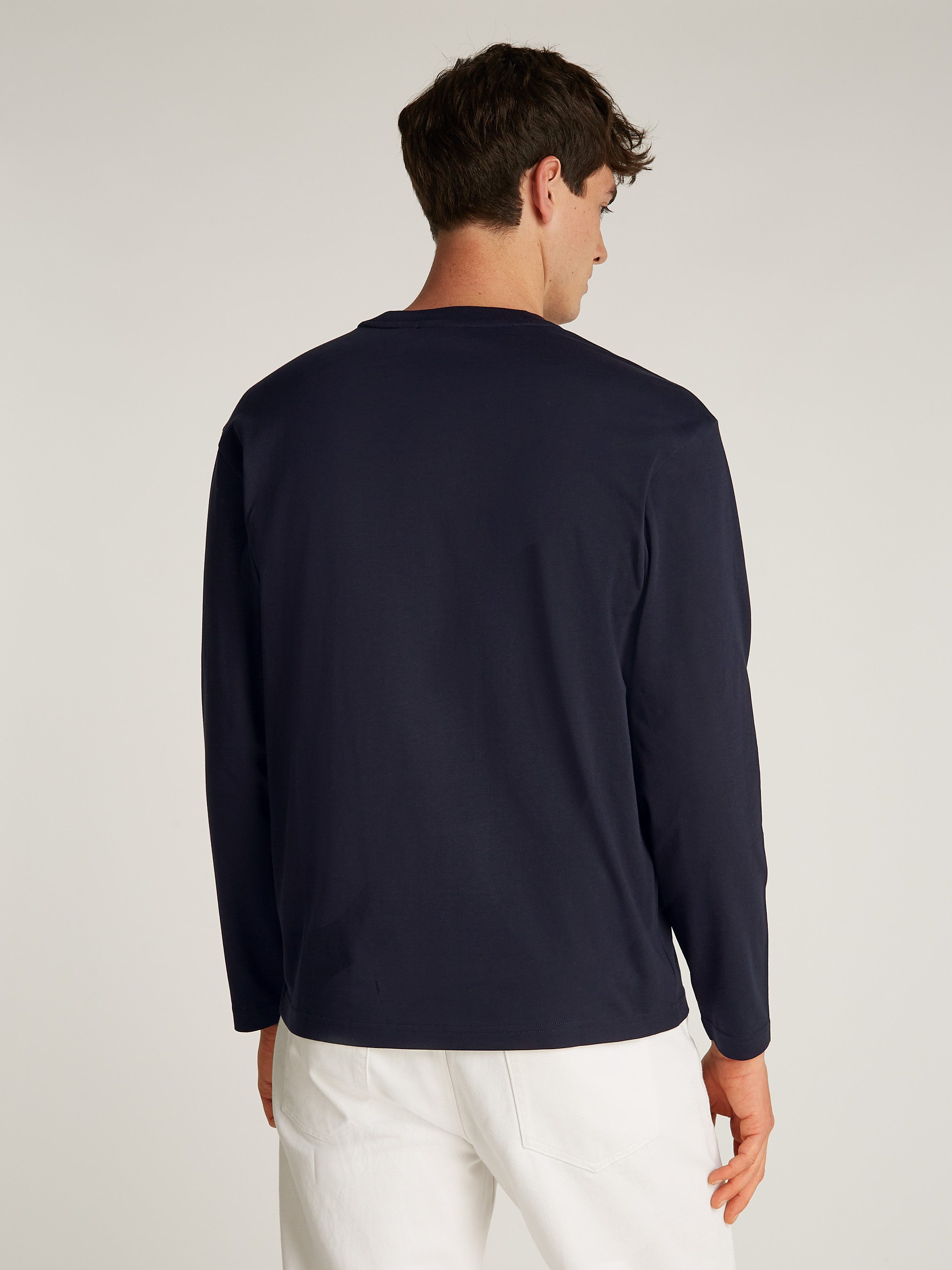 Calvin Klein Shirt met lange mouwen HERO LOGO LS T-SHIRT met een logo-opschrift
