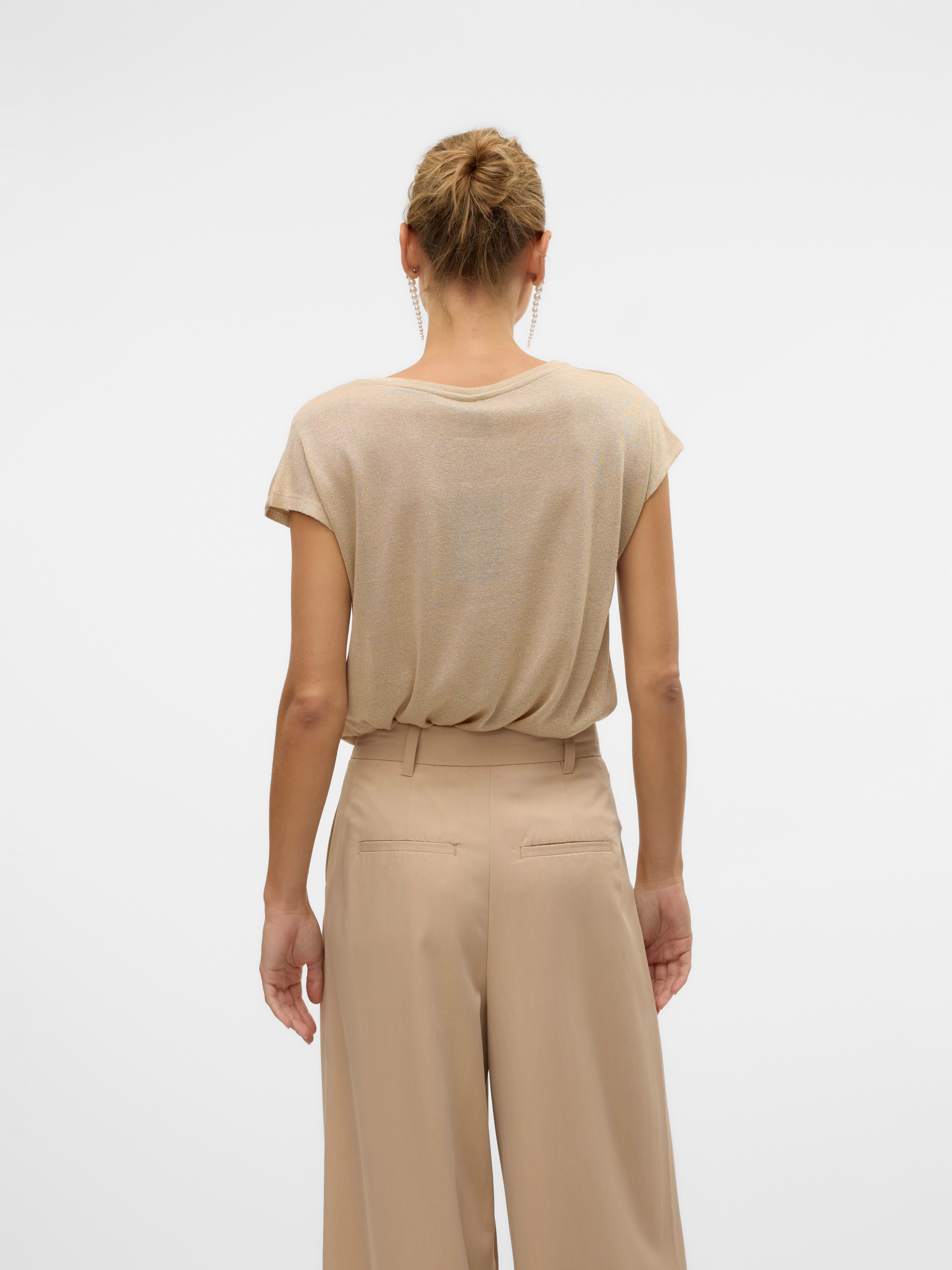 Vero Moda Shirt met korte mouwen VMSARAH AVA SS TOP JRS GA NOOS