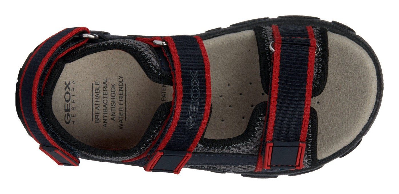 Geox Sandalen JR SANDAL STRADA , zomerschoen, klittenbandschoen, sandaal, met hiel klittenbandsluiting