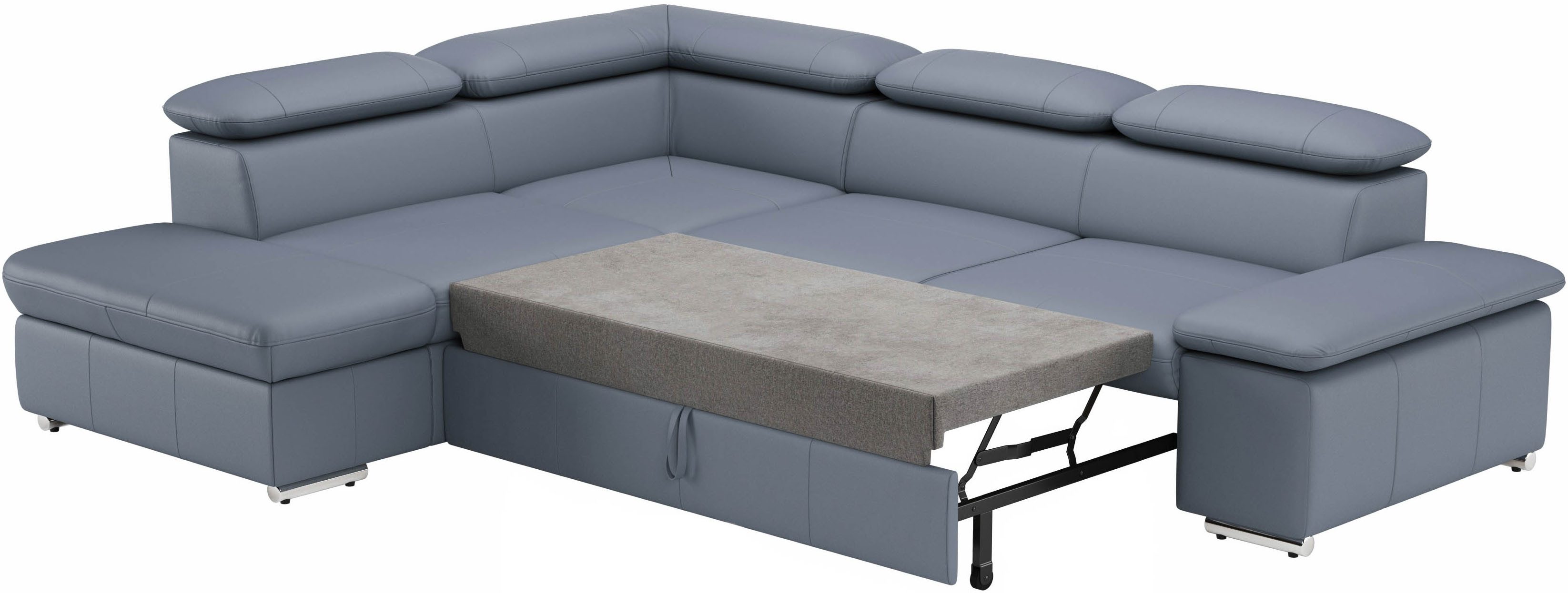 sit&more Hoekbank Valentine L-vorm, B: 272 cm met arm- en hoofddeelverstelling, optioneel met bedfunctie