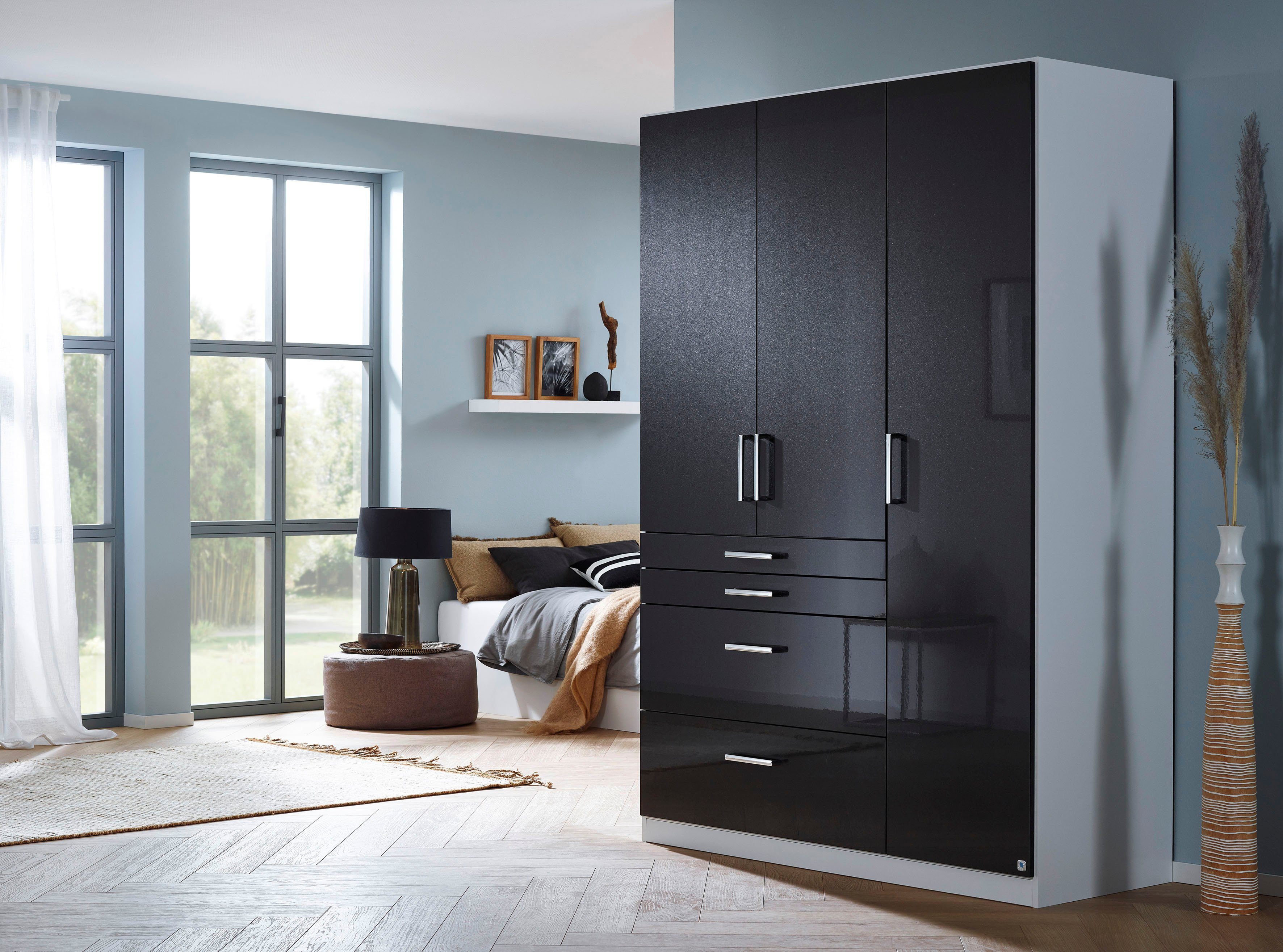 rauch Draaideurkast Kledingkast kast garderobe garderobekast topseller HOMBURG met veel opbergruimte, bovenste lade met indeling made in germany