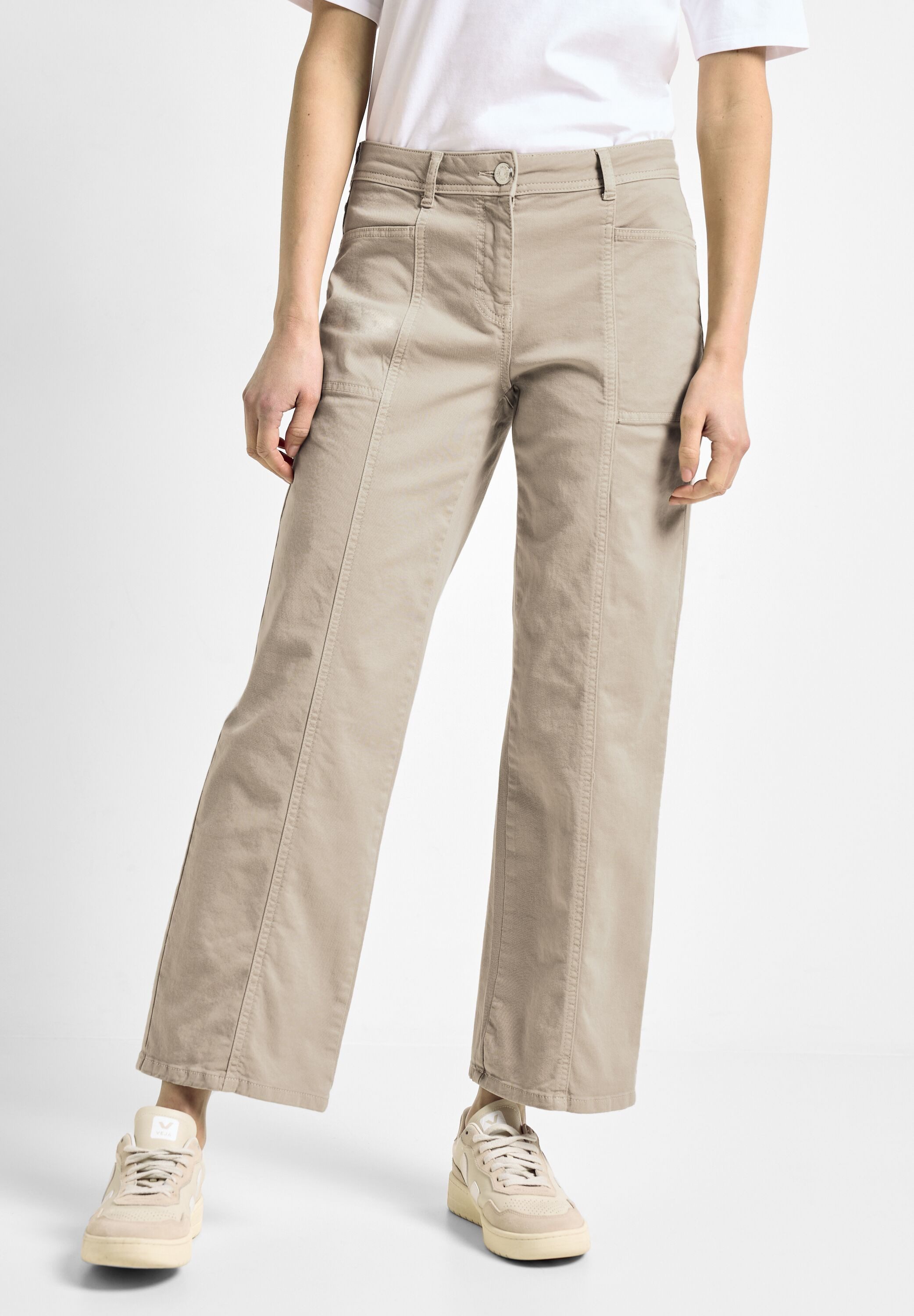 Cecil 7 8 broek met hoge band