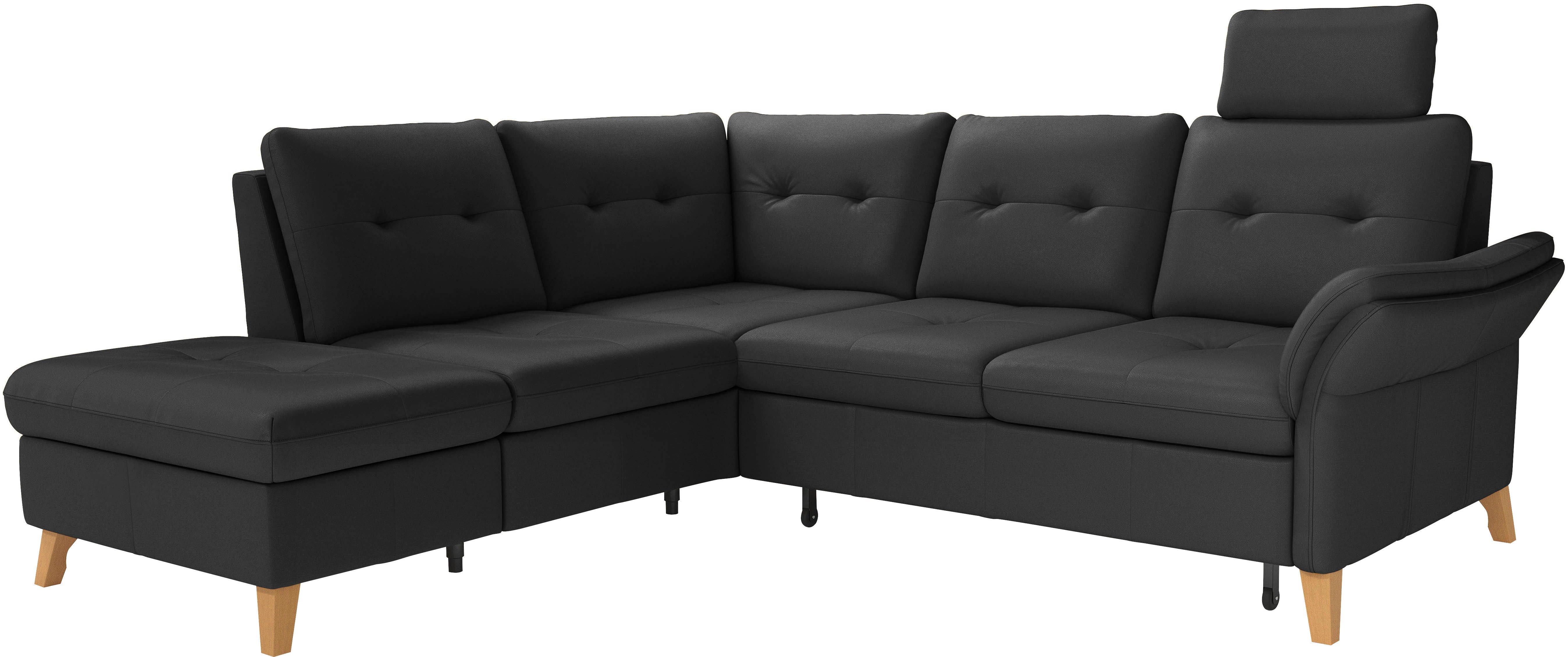 sit&more Hoekbank Göteborg inclusief zitdiepteverstelling, optioneel met bedfunctie & bedlade