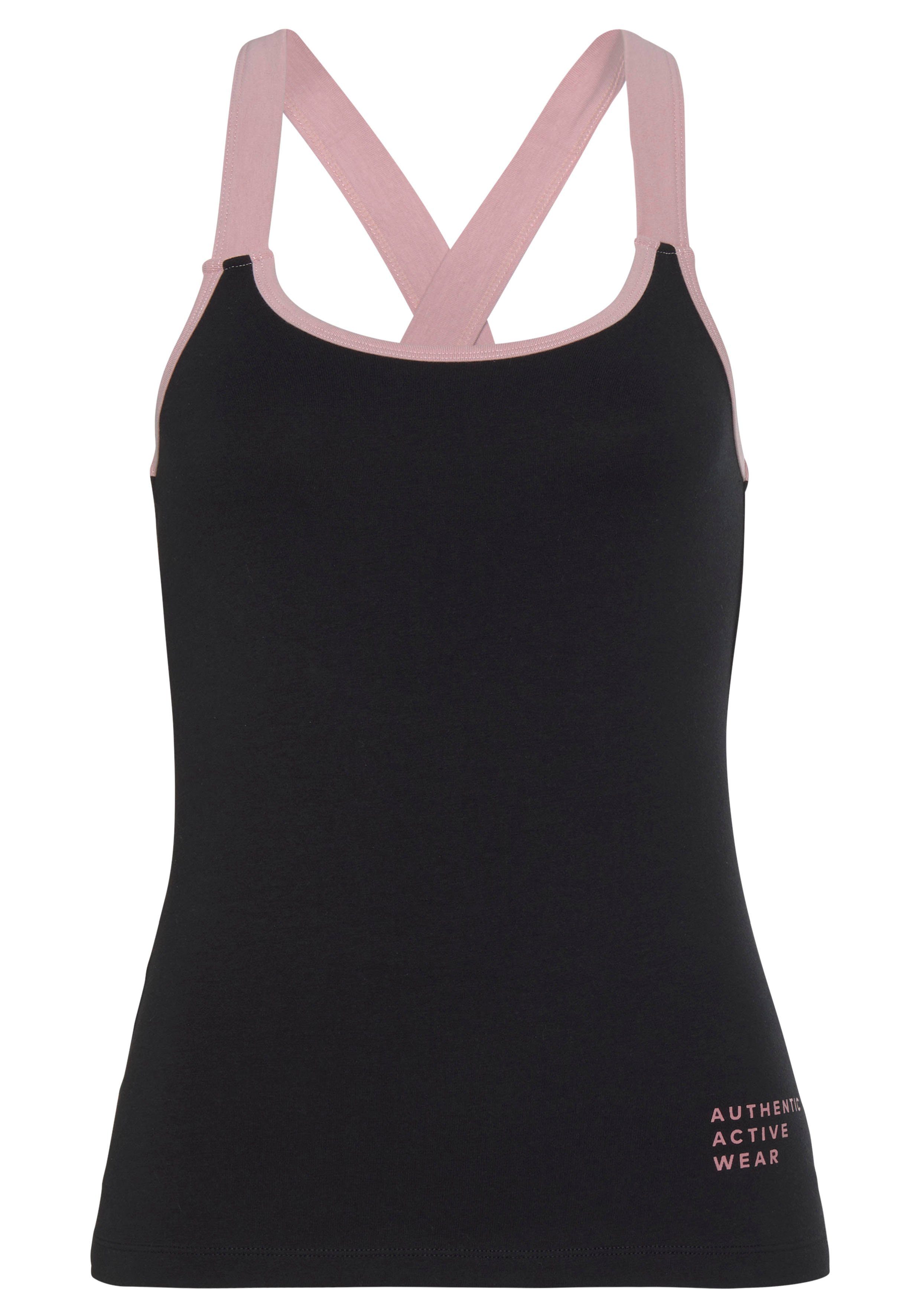 vivance active Functionele top -Sporttop met gekruiste elastische bandjes