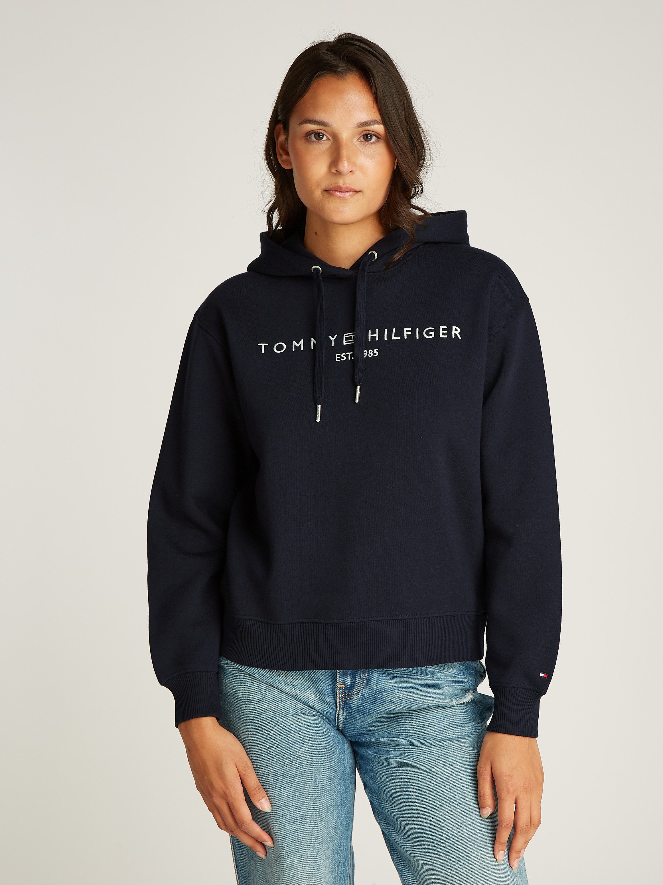 Tommy Hilfiger Hoodie MDRN REG CORP LOGO HOODIE Met Tommy Hilfiger opschrift