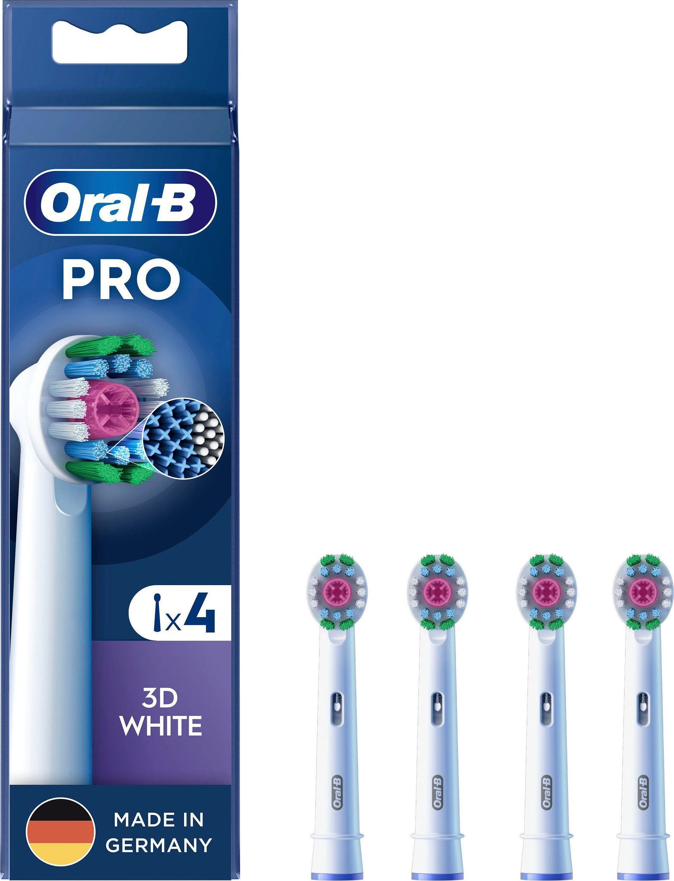 Oral B Opzetborsteltjes Pro 3D White X-vormige borstel