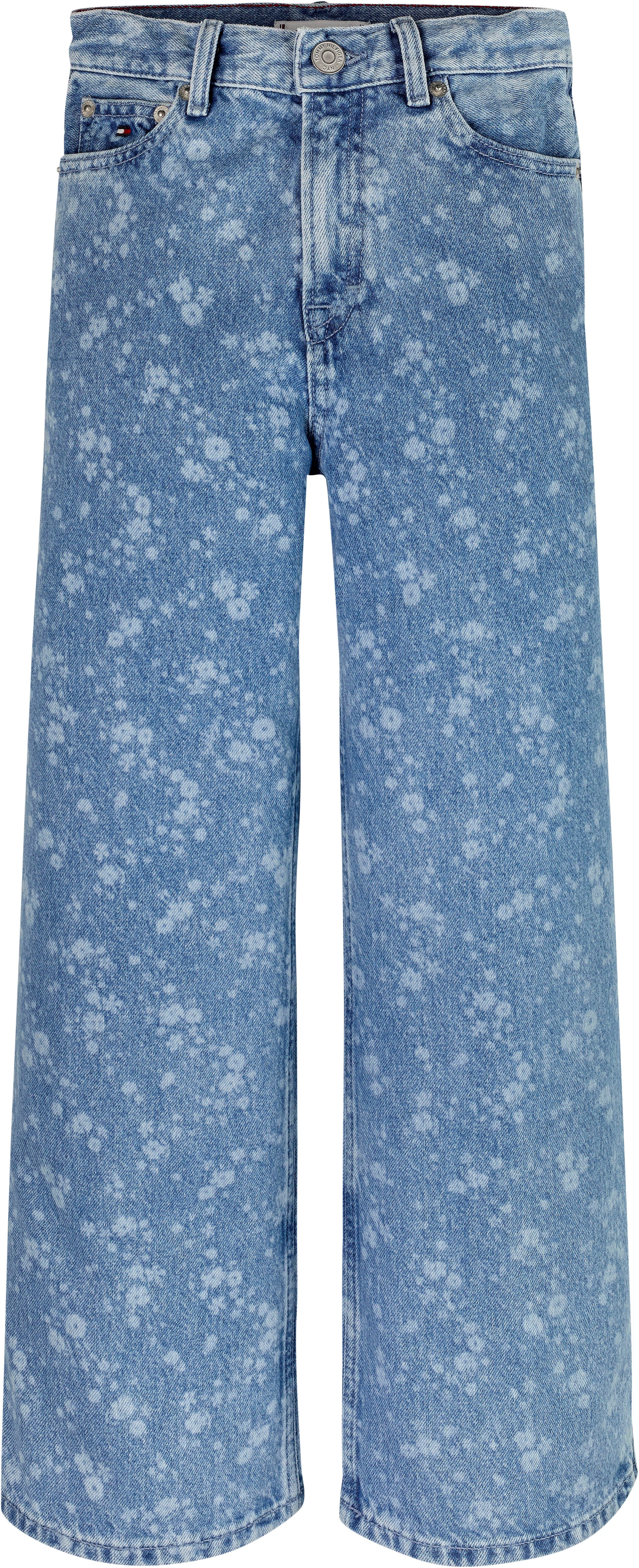 Tommy Hilfiger Bootcut jeans MABEL FLOWER DENIM Kinderen tot 16 jaar in 5-pocket-stijl