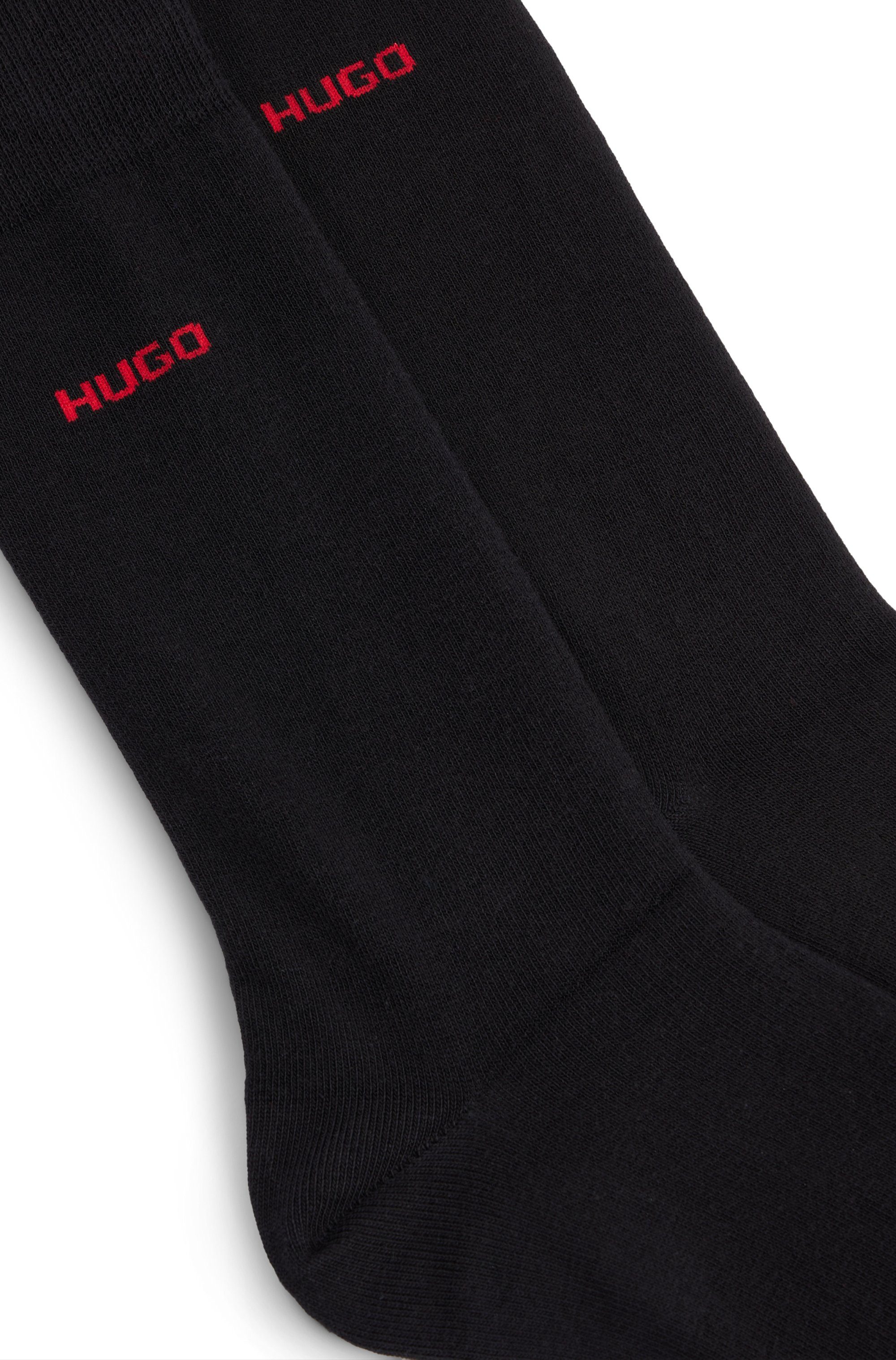 HUGO underwear Business-sokken 2P RS Uni CC met contrasterende hugo logo-opschrift (2 paar, Set van 2)