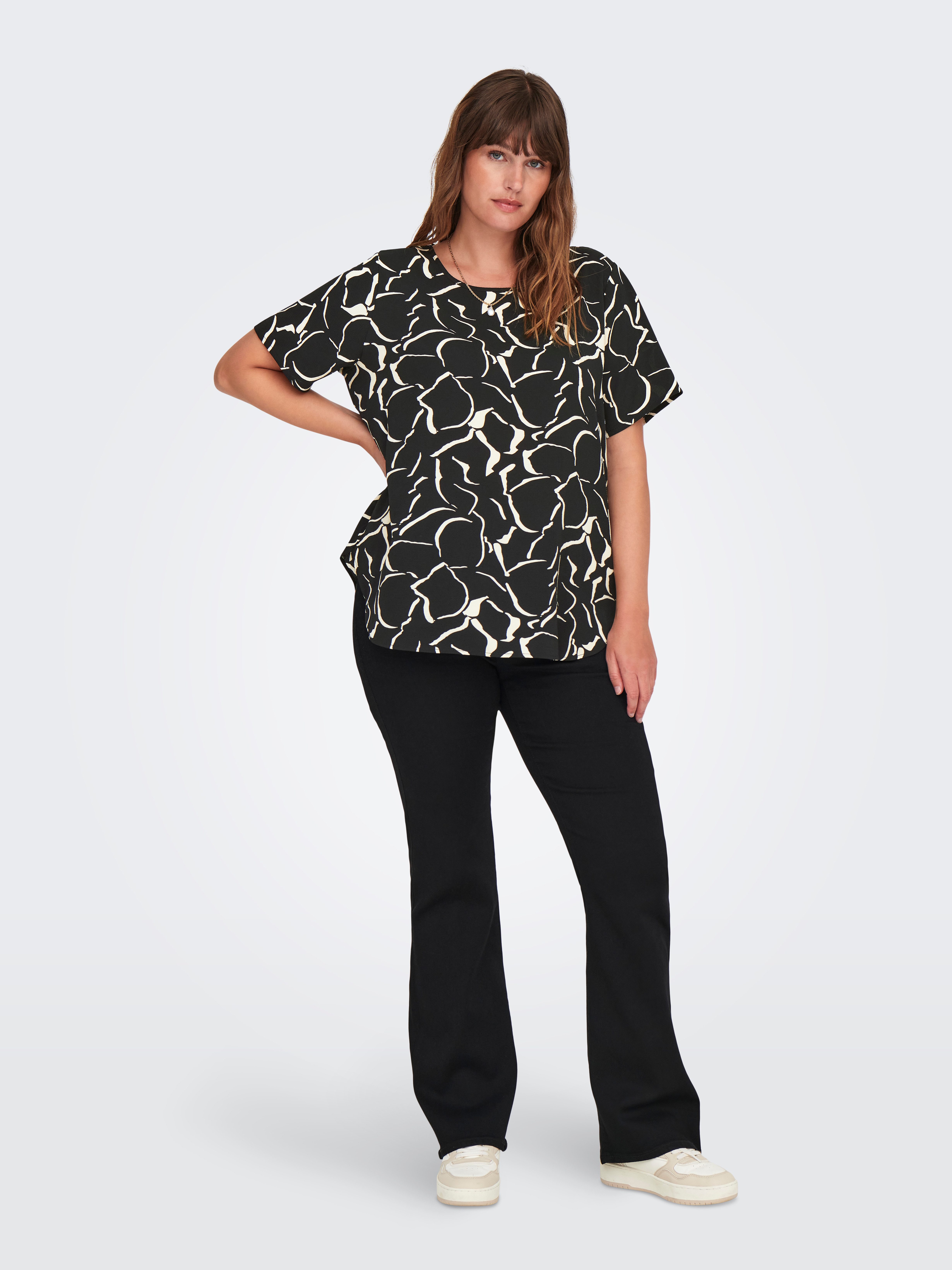 ONLY CARMAKOMA Shirtblouse CARVICA SS TOP WVN NOOS