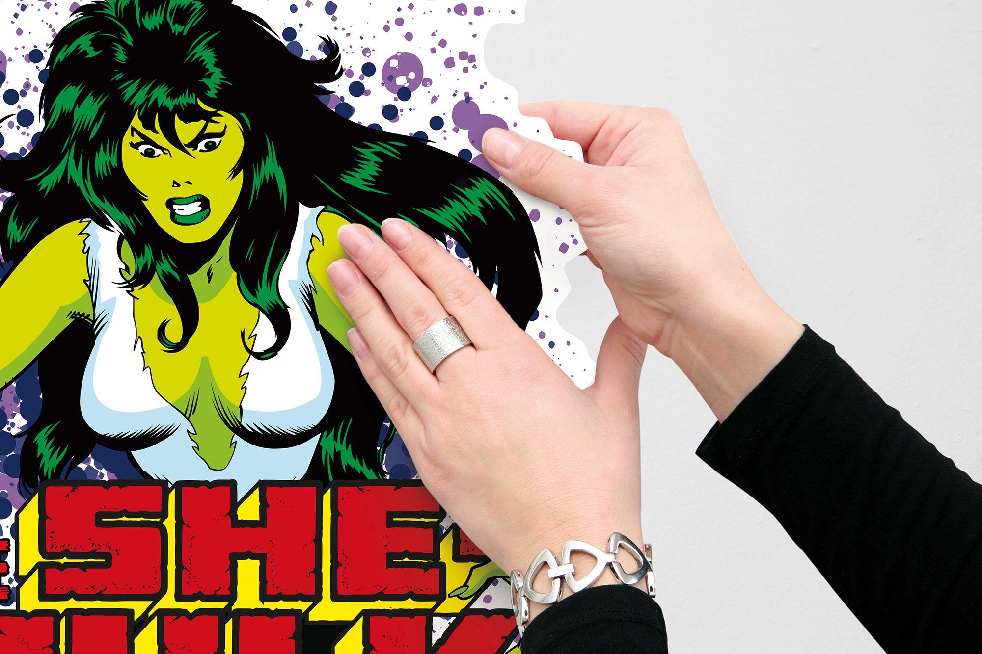Komar Wandfolie She-Hulk Comic Classic - afm. 50 x 70 cm (1 stuk)