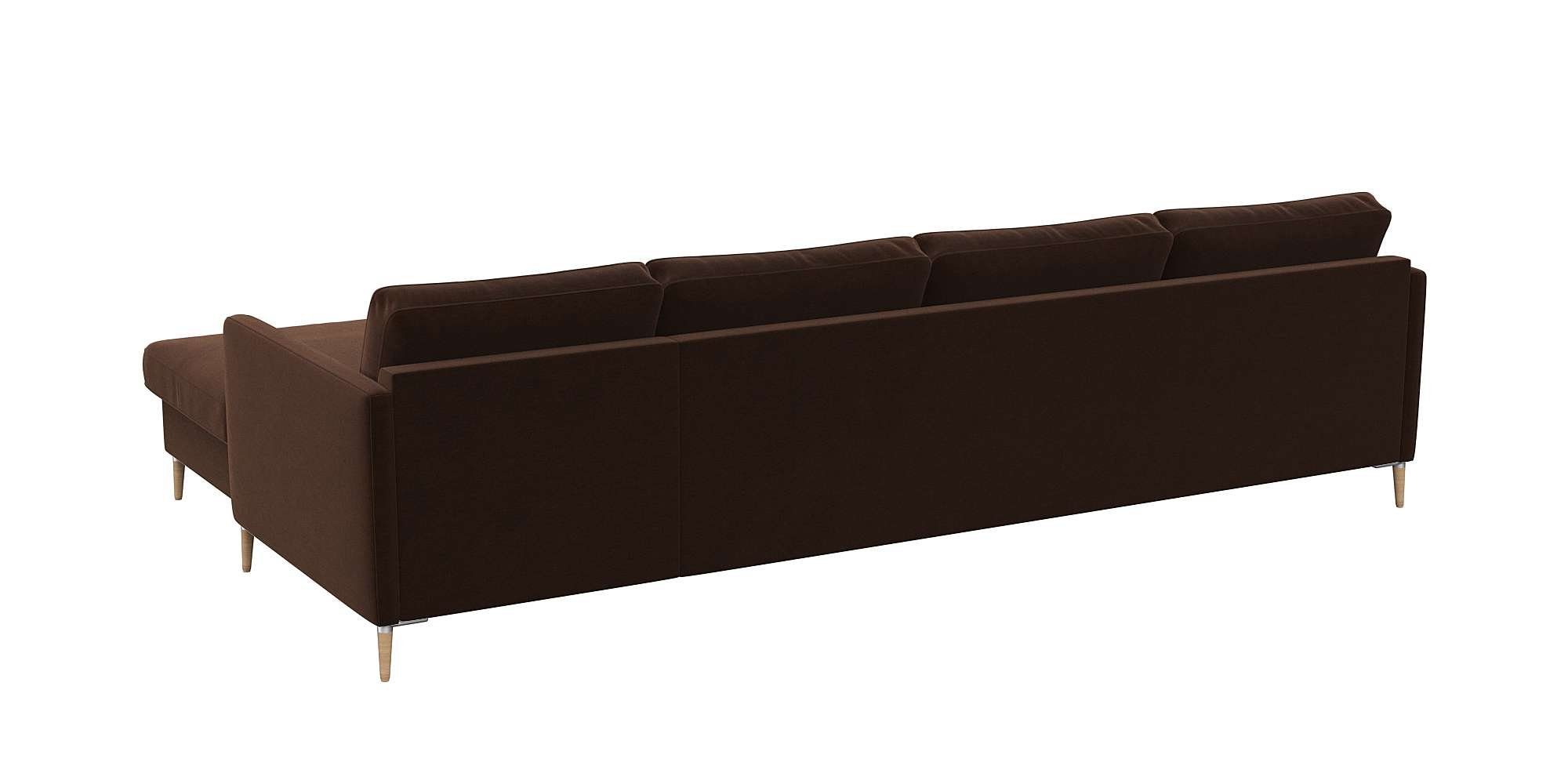 FLEXLUX Hoekbank Fiore, L-vorm, comfortabel en aangenaam door hoogwaardige zitopbouw