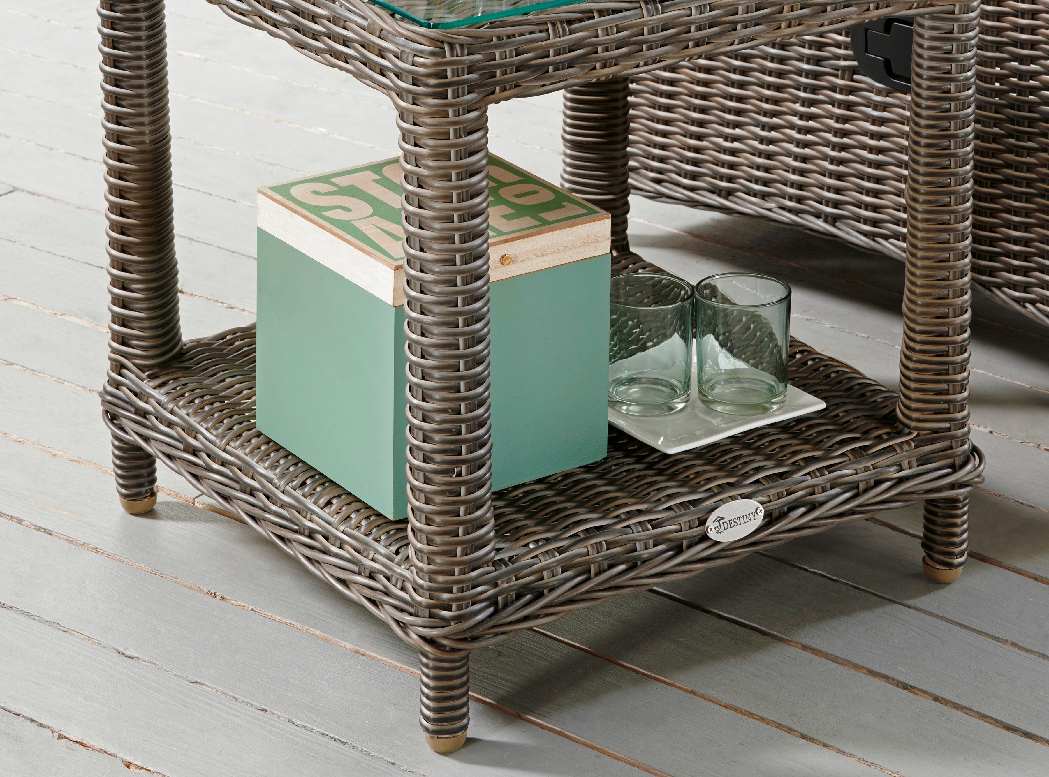 Destiny Tuinset CASA MERANO Aluminium, polyrotan (set, 4-delig)