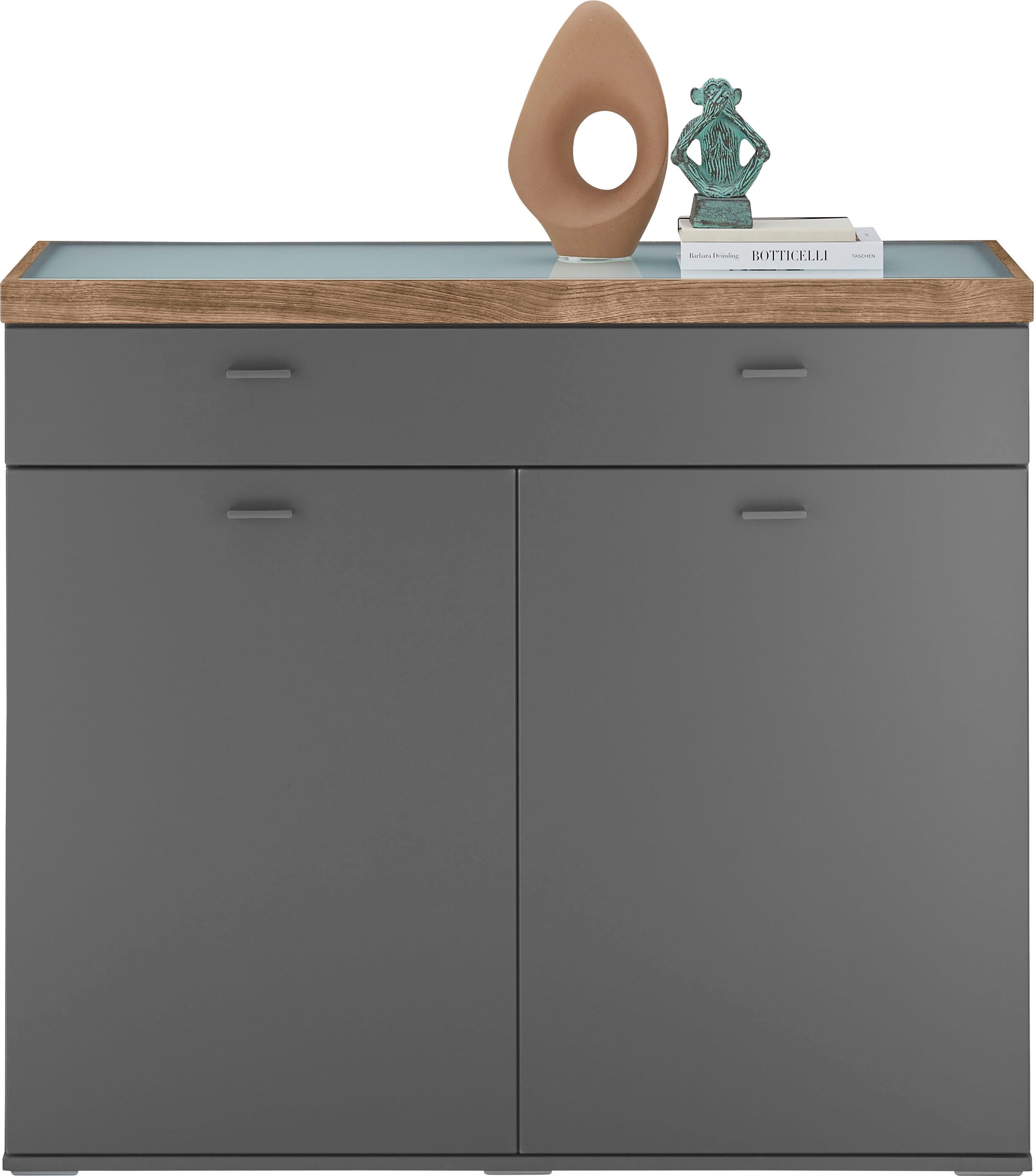 set one by Musterring Dressoir Lancaster Dielen inclusief led-verlichting, met een lade, breedte 121 cm