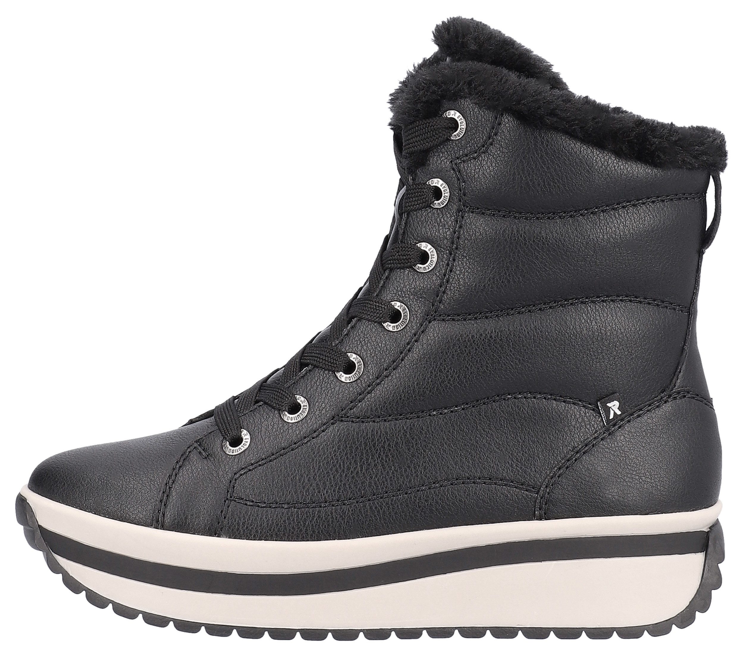 Rieker EVOLUTION Winterlaarzen , veterschoenen, enkellaars met praktische binnenrits