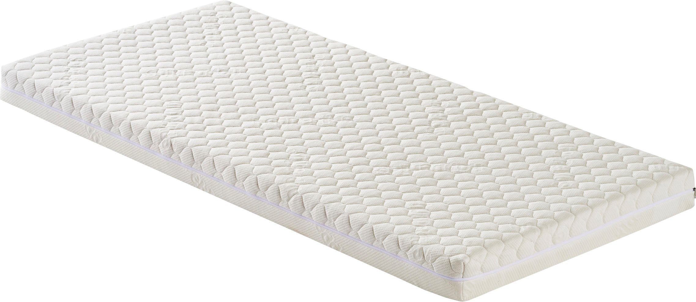 Hoppekids Kindermatras Eco Dream met bekleding voor allergiepatiënten, verschillende maten (1 stuk) matrassen maat 90 cm x 200 cm x 9 cm wit