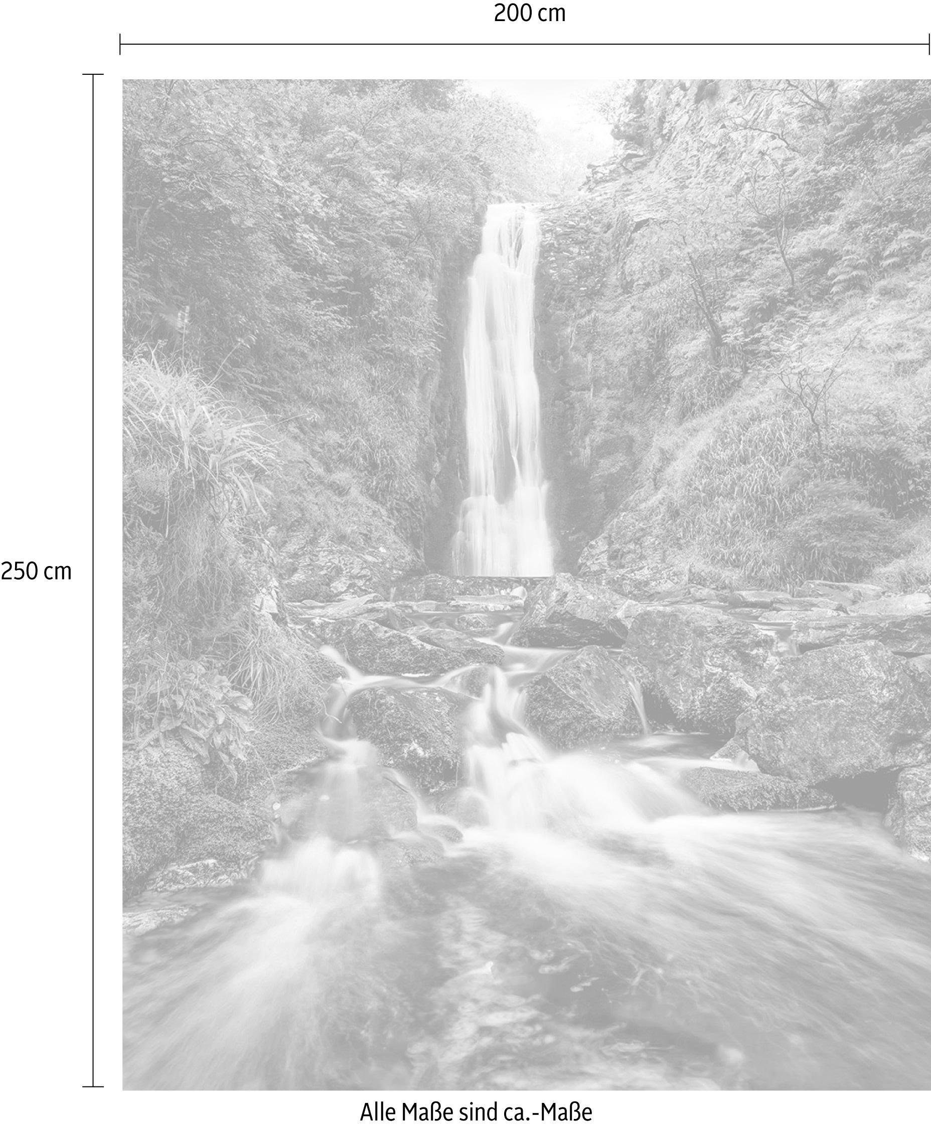 Komar Vliesbehang Digitale print vlies - Glenevin Falls - Afmeting 200 x 250 cm (1 stuk)