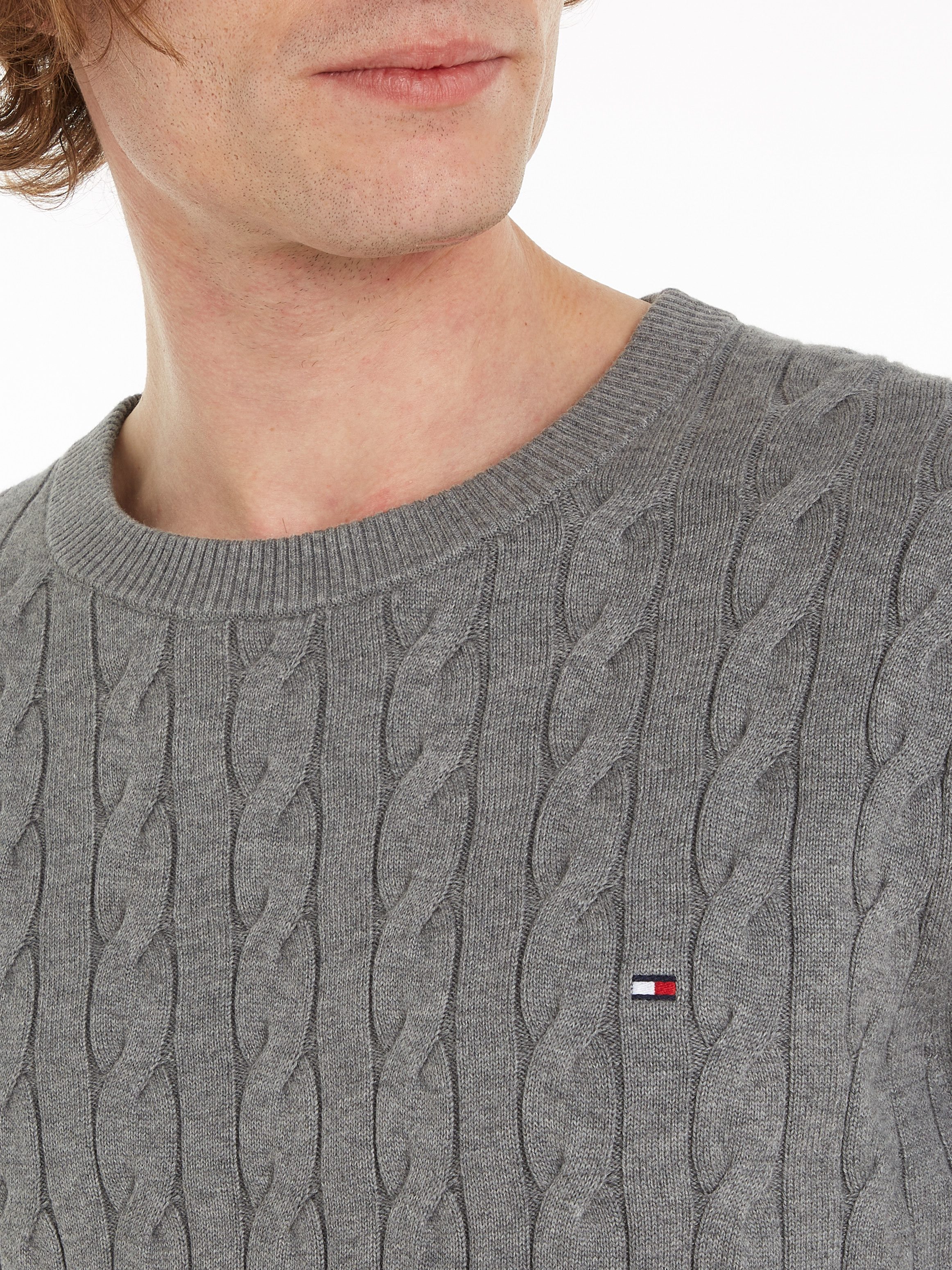 Tommy Hilfiger Gebreide trui CLASSIC CABLE CREW NECK