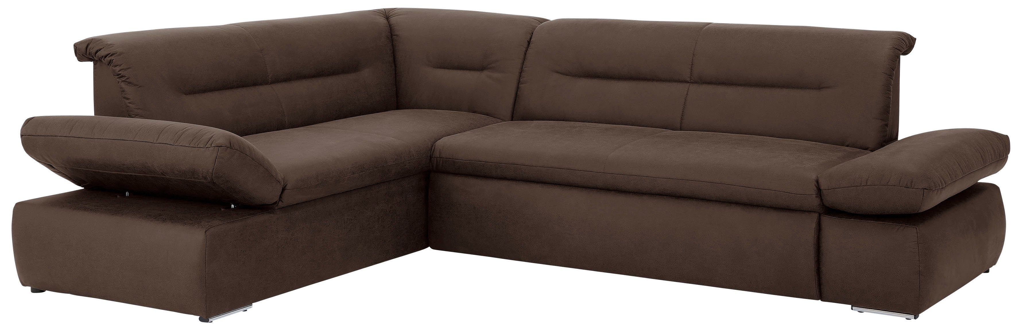 INOSIGN Hoekbank Avesa L-vorm Naar keuze met arm- en slaapfunctie, bxdxh: 275x211x80 cm