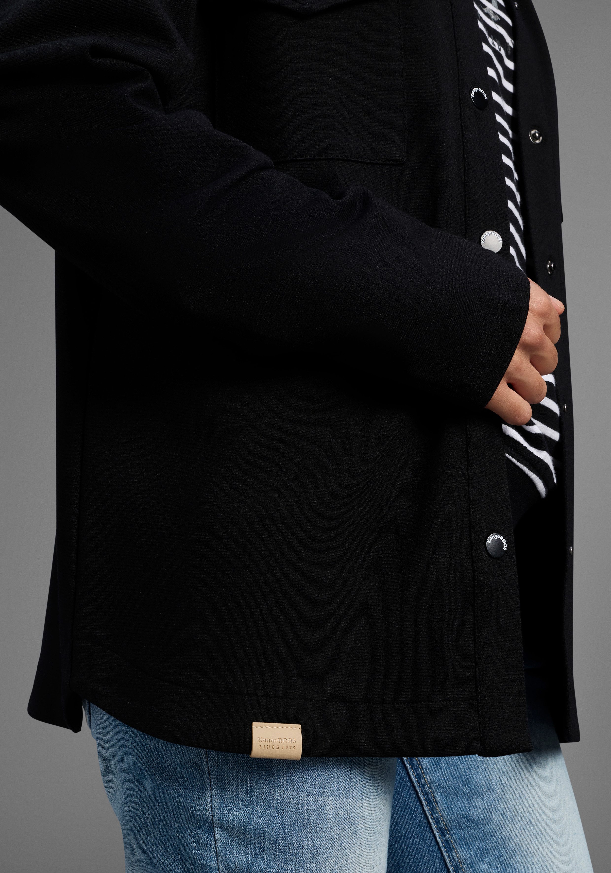 KangaROOS Jerseyblazer met knoopsluiting