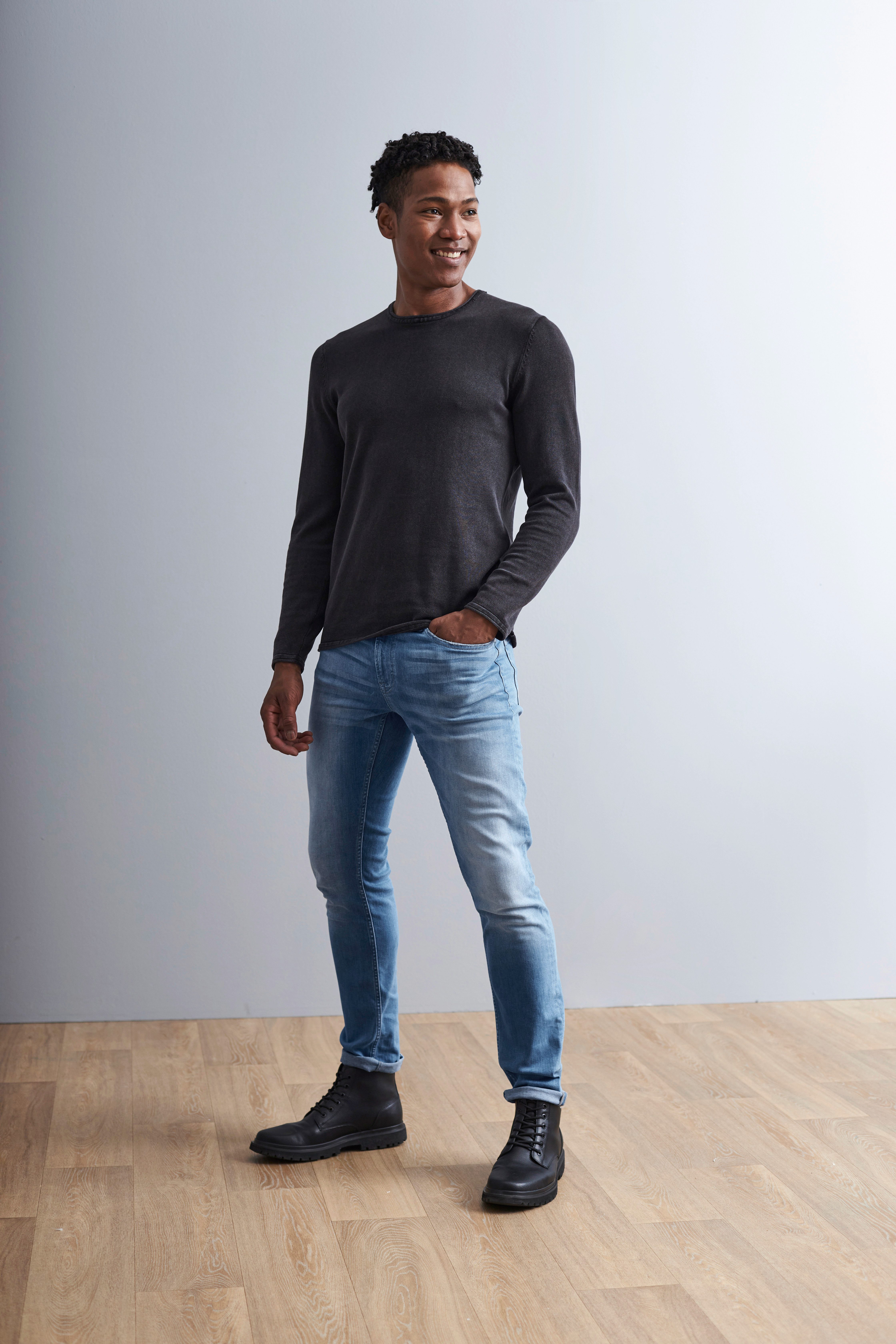 ONLY & SONS Trui met ronde hals OS WASH CREW KNIT CS