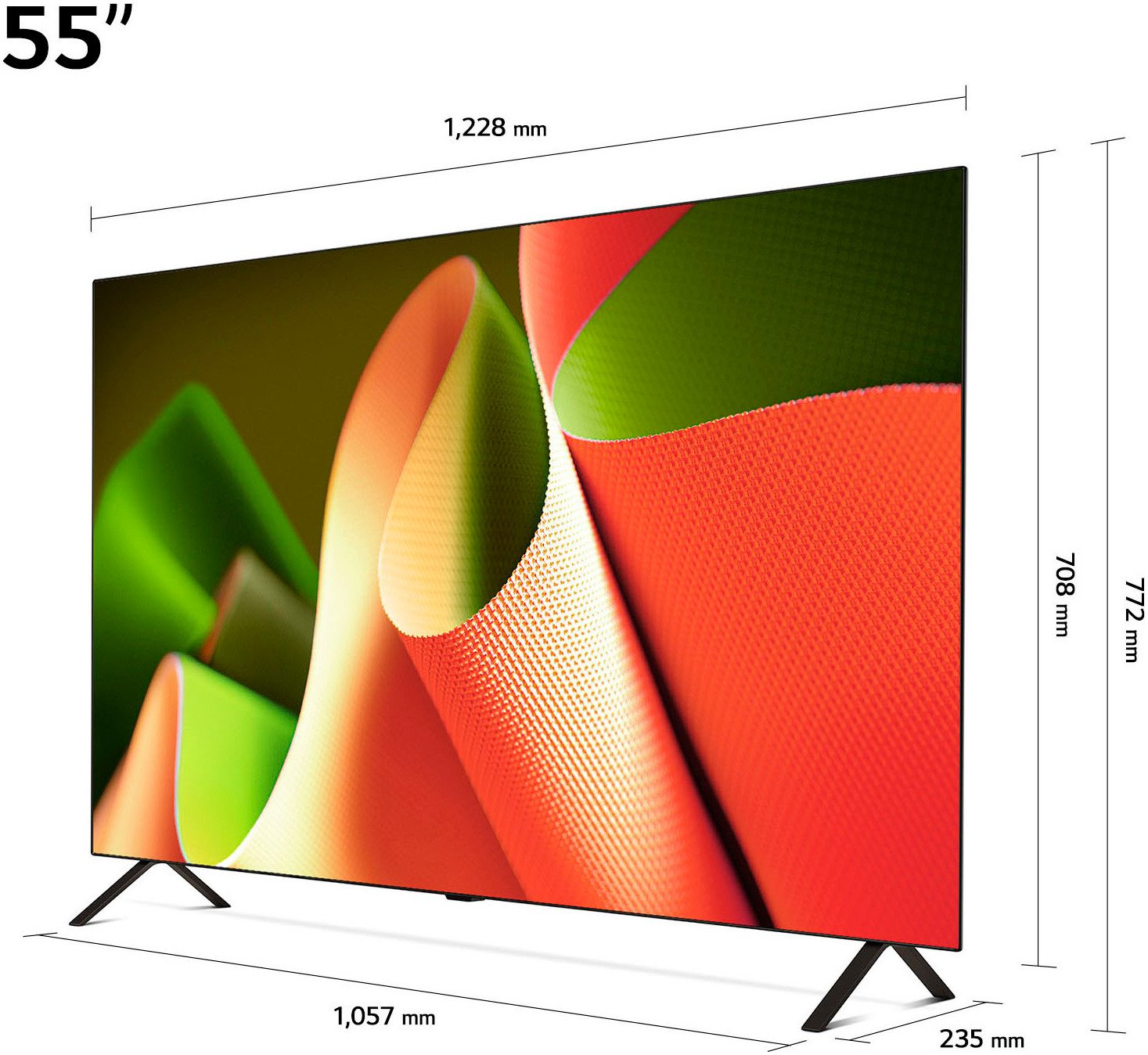 LG OLED-TV, 139 cm / 55", 4K Ultra HD, Smart TV