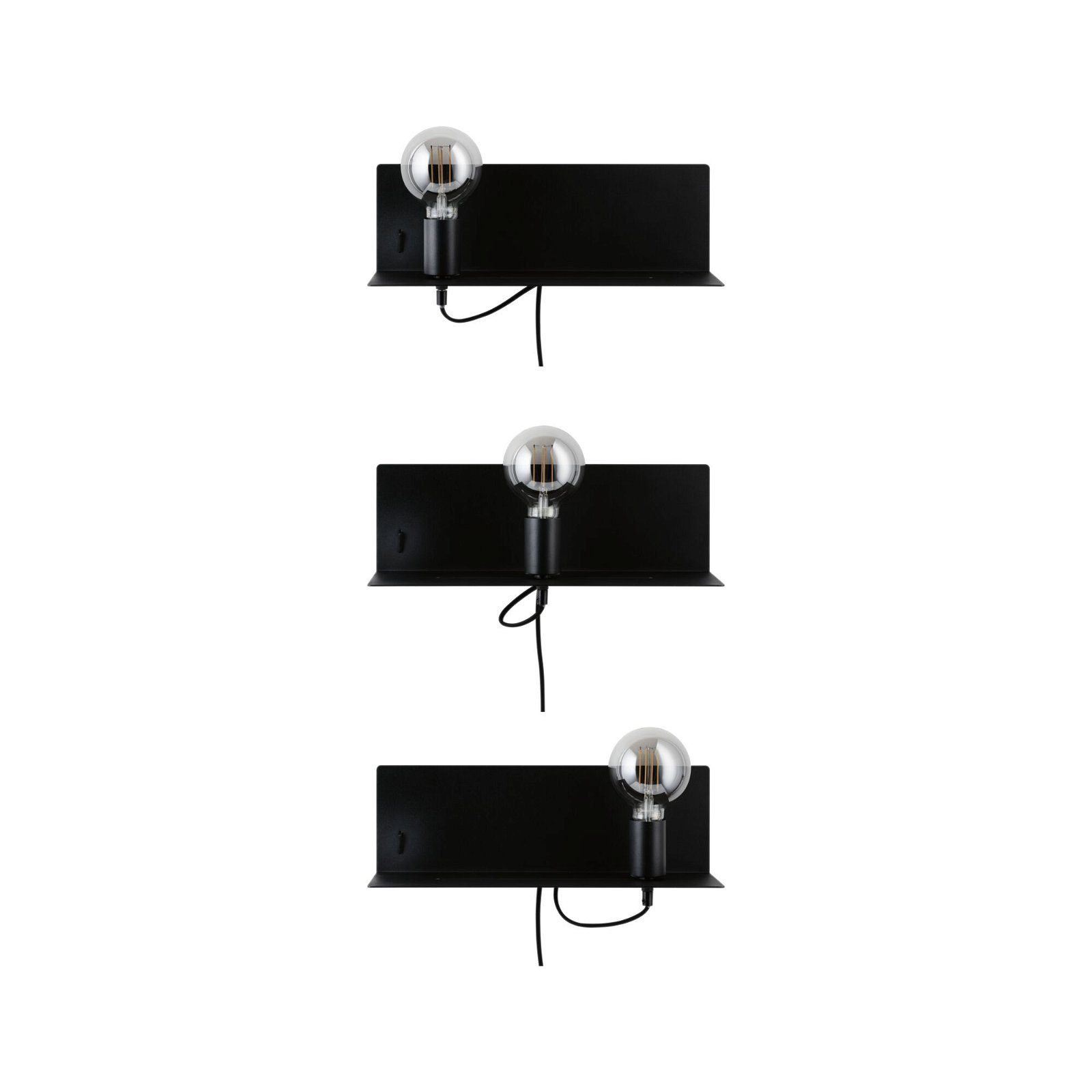 Paulmann Wandlamp Devara max. 1x40W USBC 230V metaal