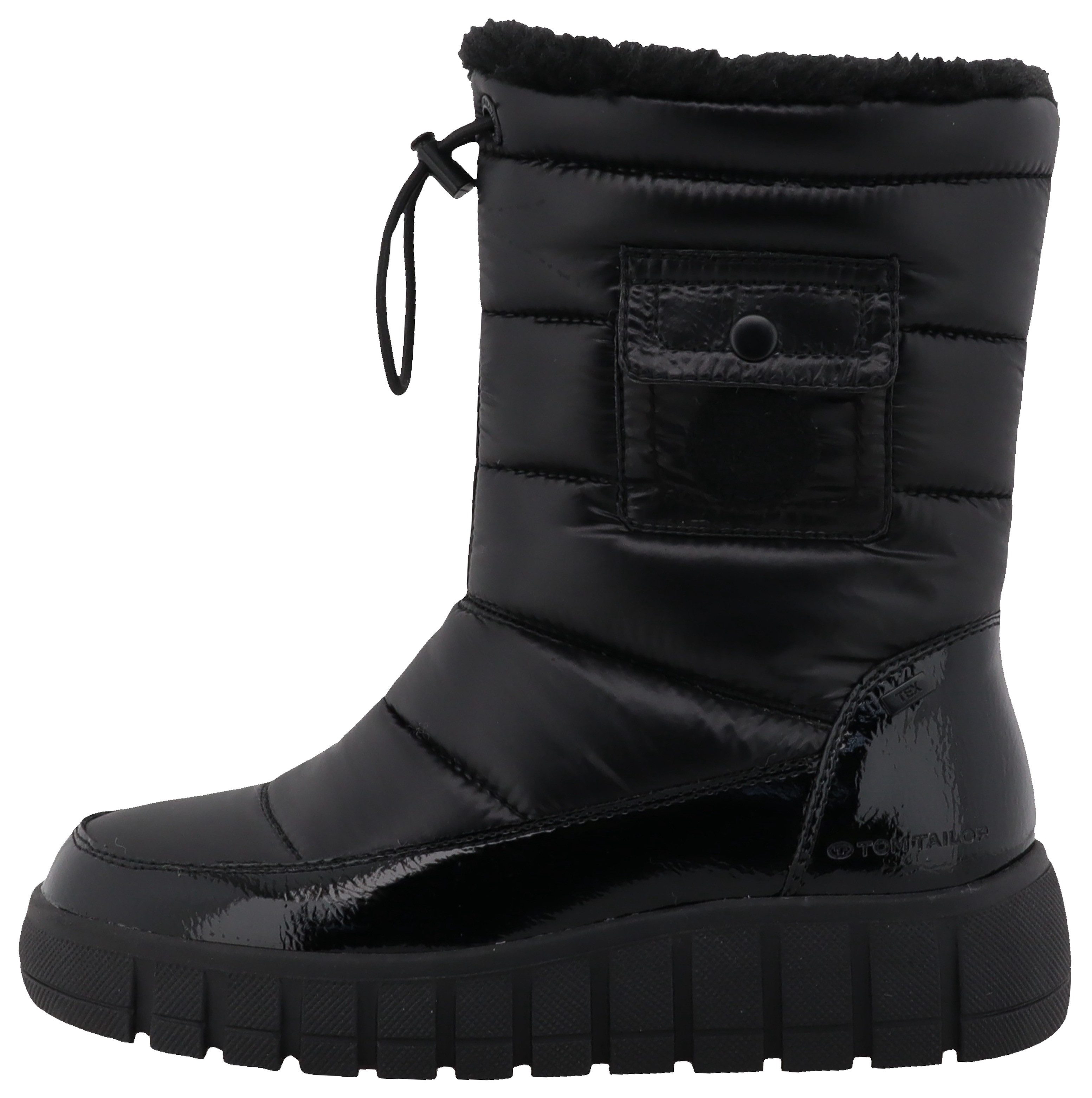 Tom Tailor Snowboots sleehak, winterlaarzen, winterlaarzen met binnenrits