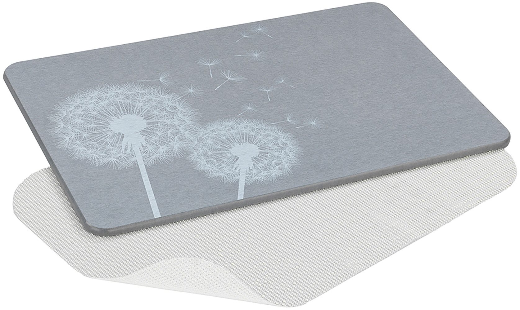 WENKO Badmat Model Astera antislip, sterk waterabsorberend, van kiezelgur (1 stuk)