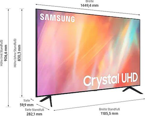 Samsung Led-TV GU65AU7199UXZG, 163 cm / 65", 4K Ultra HD, Smart TV, HDR,Crystal Processor 4K,Q-Symphony,Contrast Enhancer