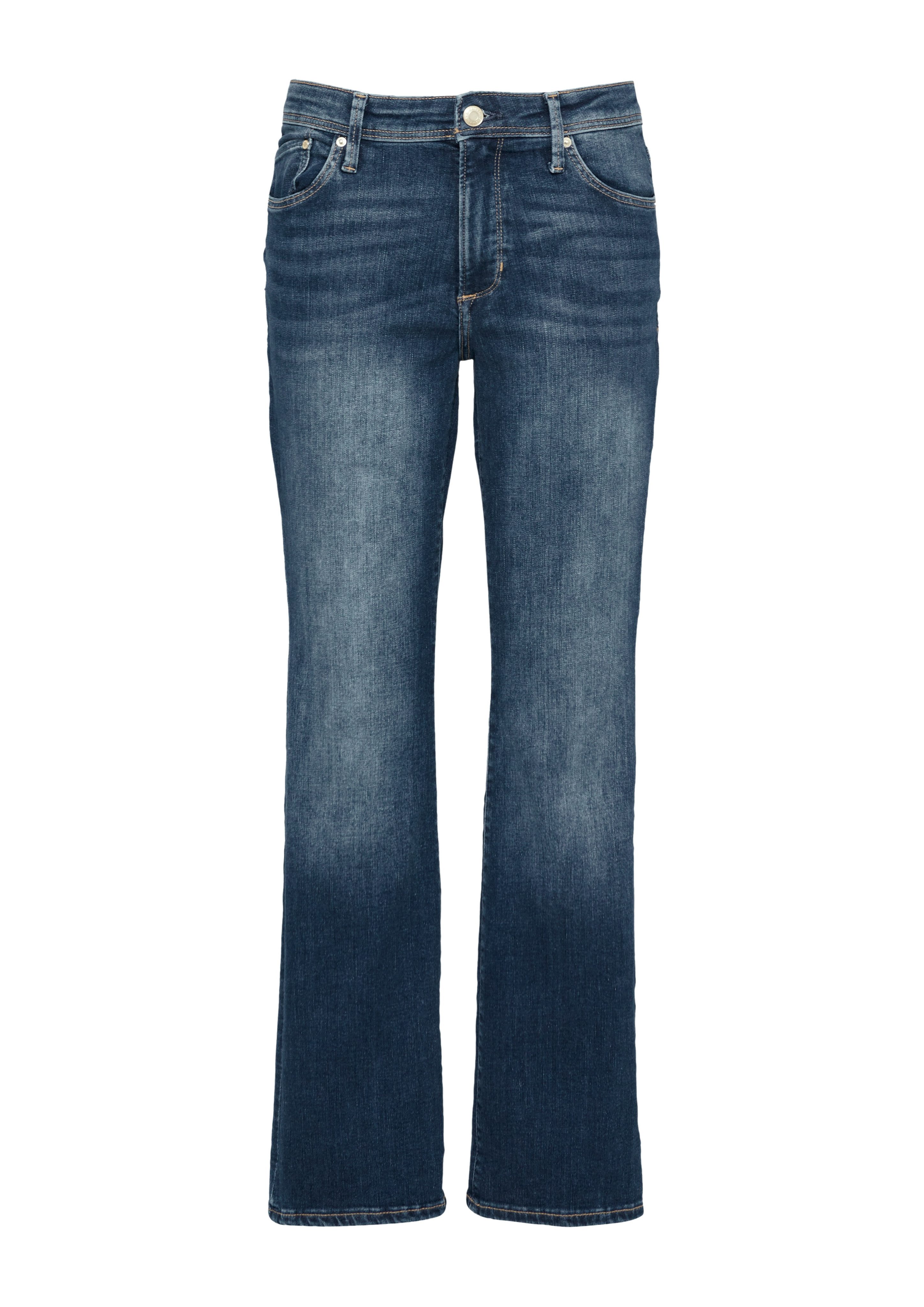 s.Oliver Bootcut jeans Beverly in stretchkwaliteit, met studs op de zakken