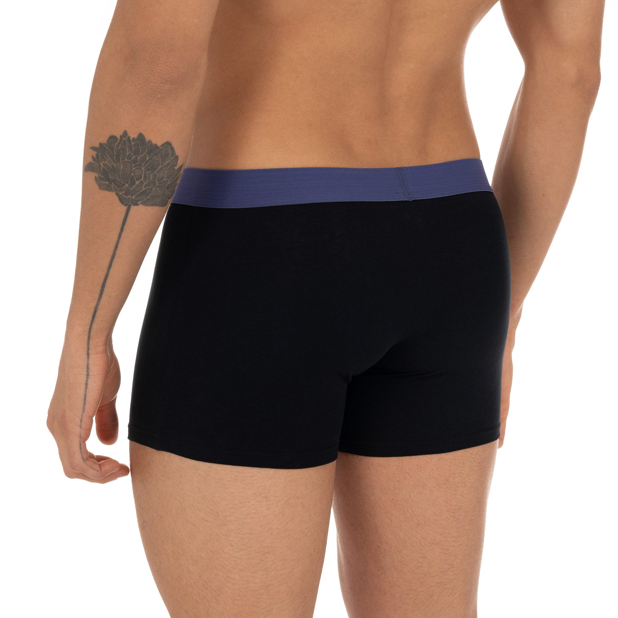 Bruno Banani Boxershort Flowing met contrastkleurige boorden (Set van 2)